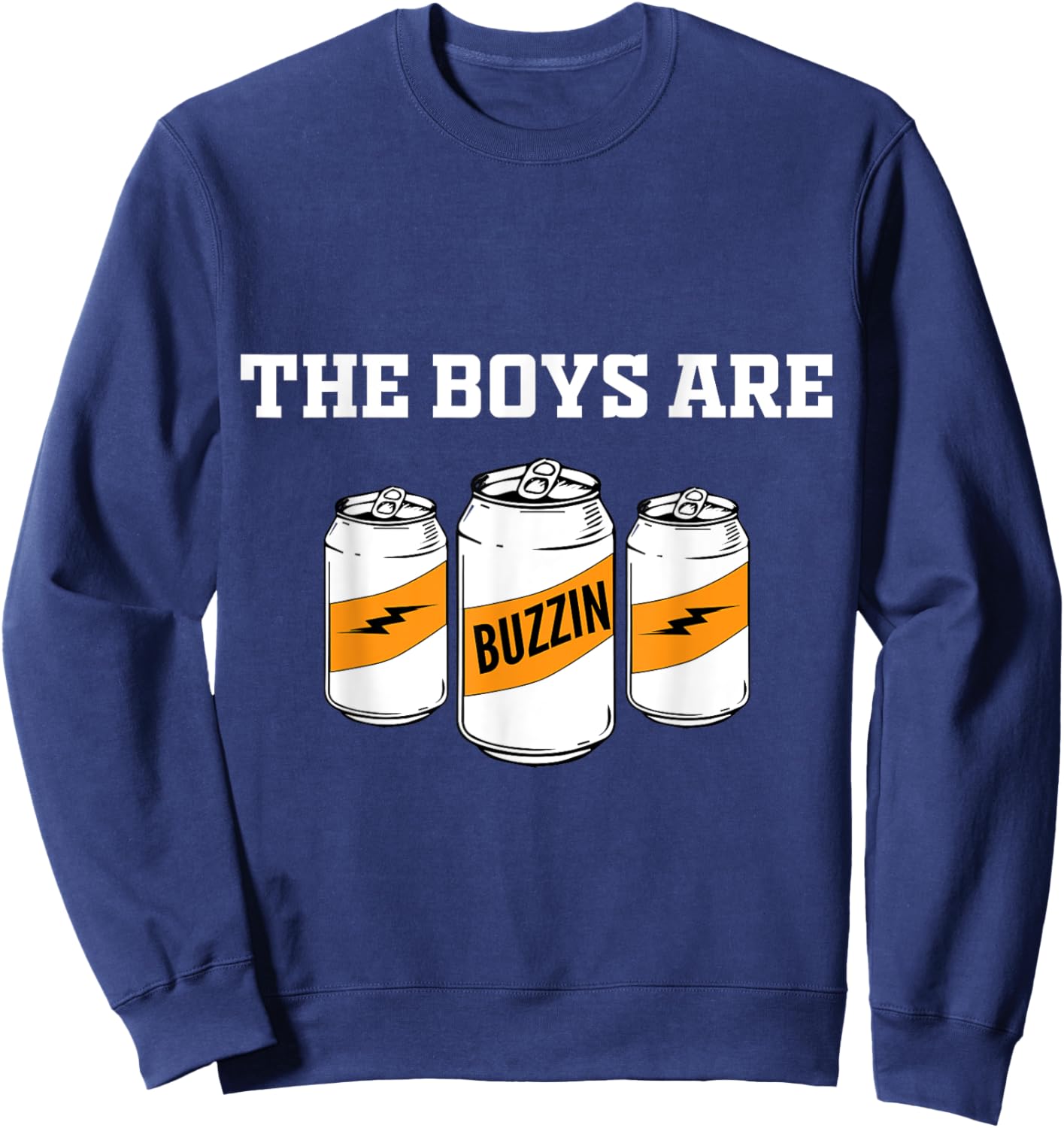 The Boys are Buzzin Hanging With The Boys Sweatshirt - Sweatshirt | Navy