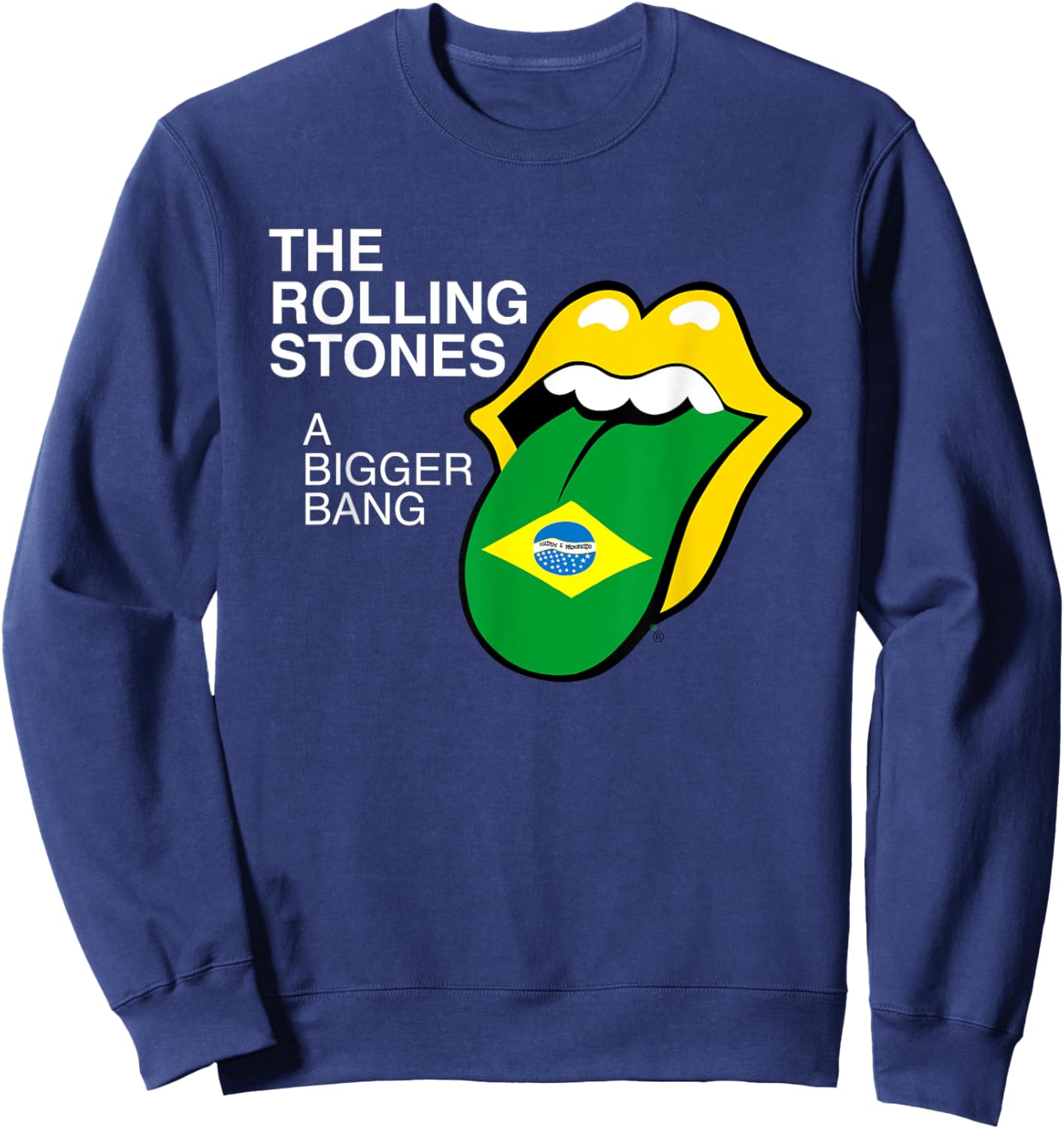 Official Rolling Stones A Bigger Bang Black Sweatshirt - Sweatshirt | Navy