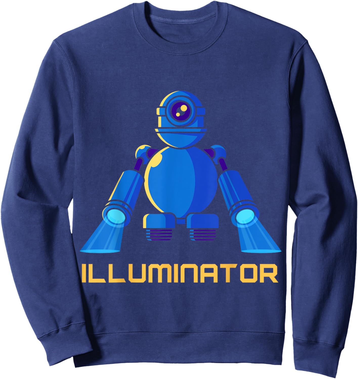 ILLUMINATOR MOVING LIGHT Theatre Lighting Technician Stage Sweatshirt - Sweatshirt | Navy
