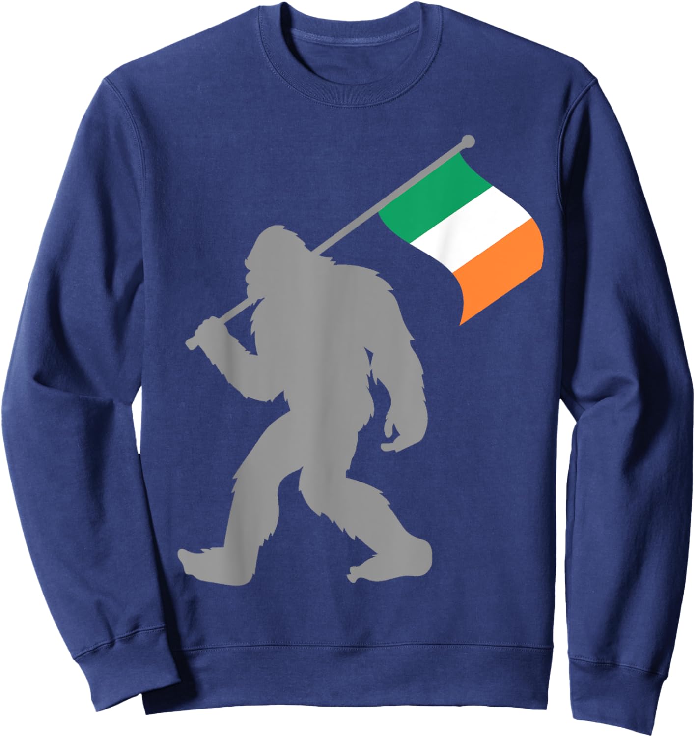 Éire or Irish Flag on Ireland Flag Sweatshirt - Sweatshirt | Navy