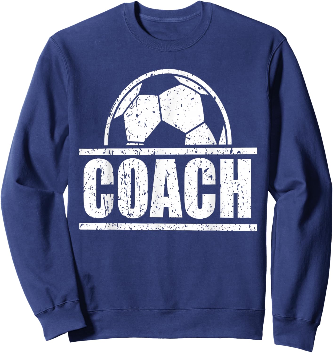 Soccer Coach Sports Coaching Staff Soccer Dad Father's Day Sweatshirt - Sweatshirt | Navy