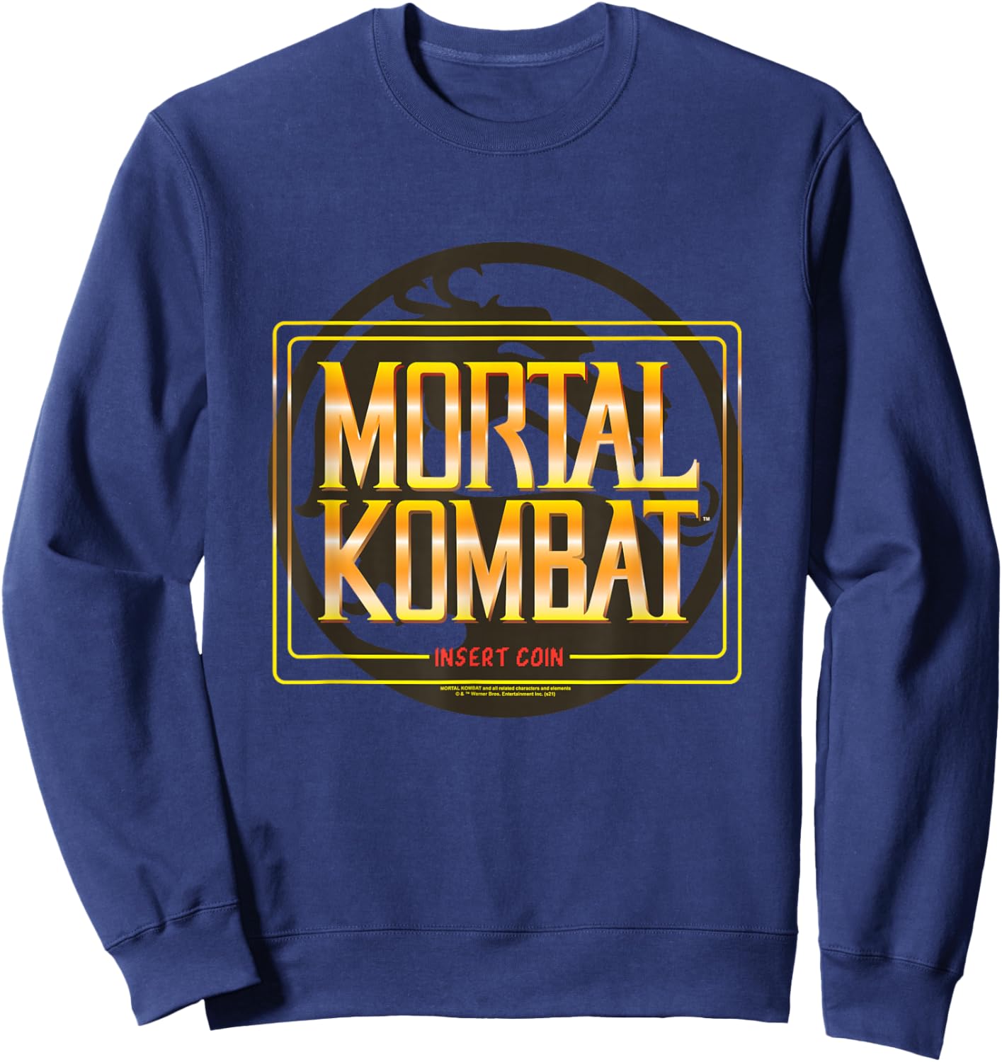 Mortal Kombat Classic Insert Coin Sweatshirt - Sweatshirt | Navy