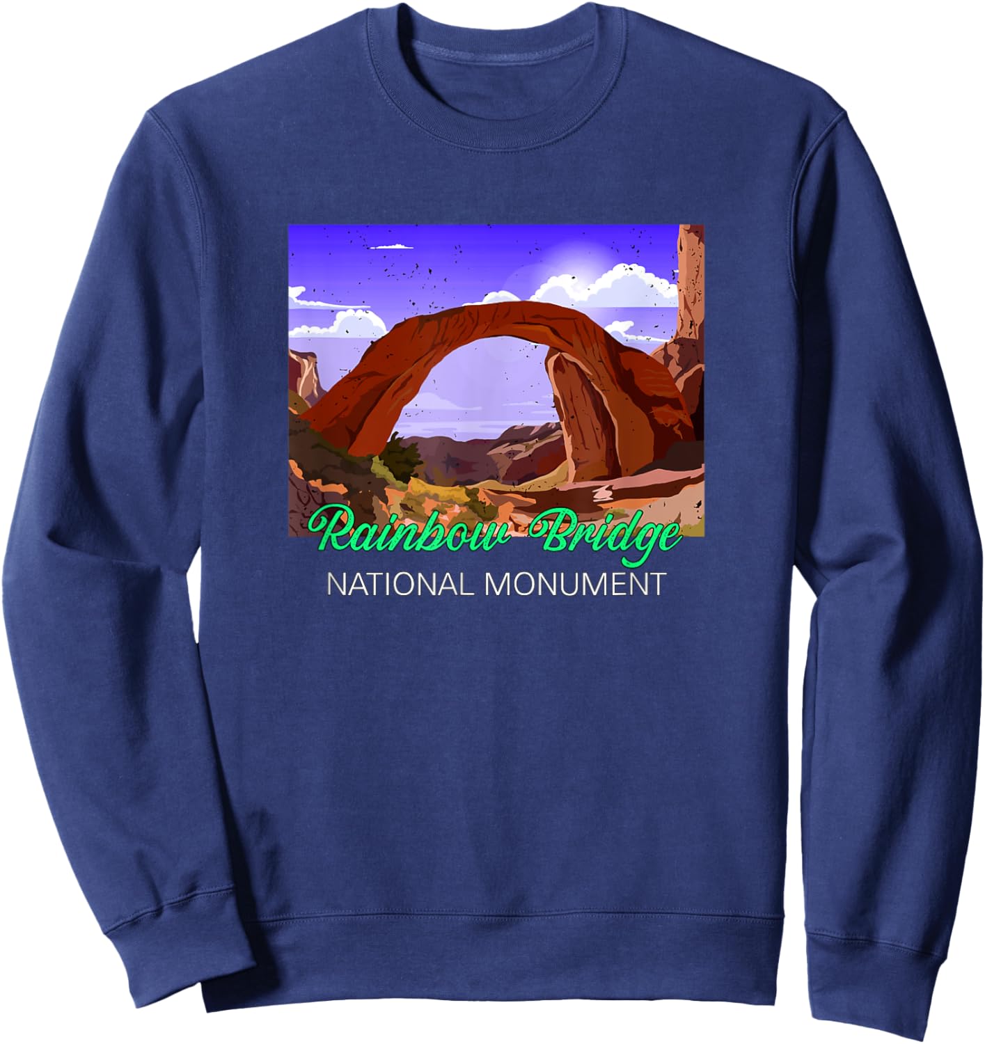 Rainbow Bridge National Monument Sweatshirt - Sweatshirt | Navy