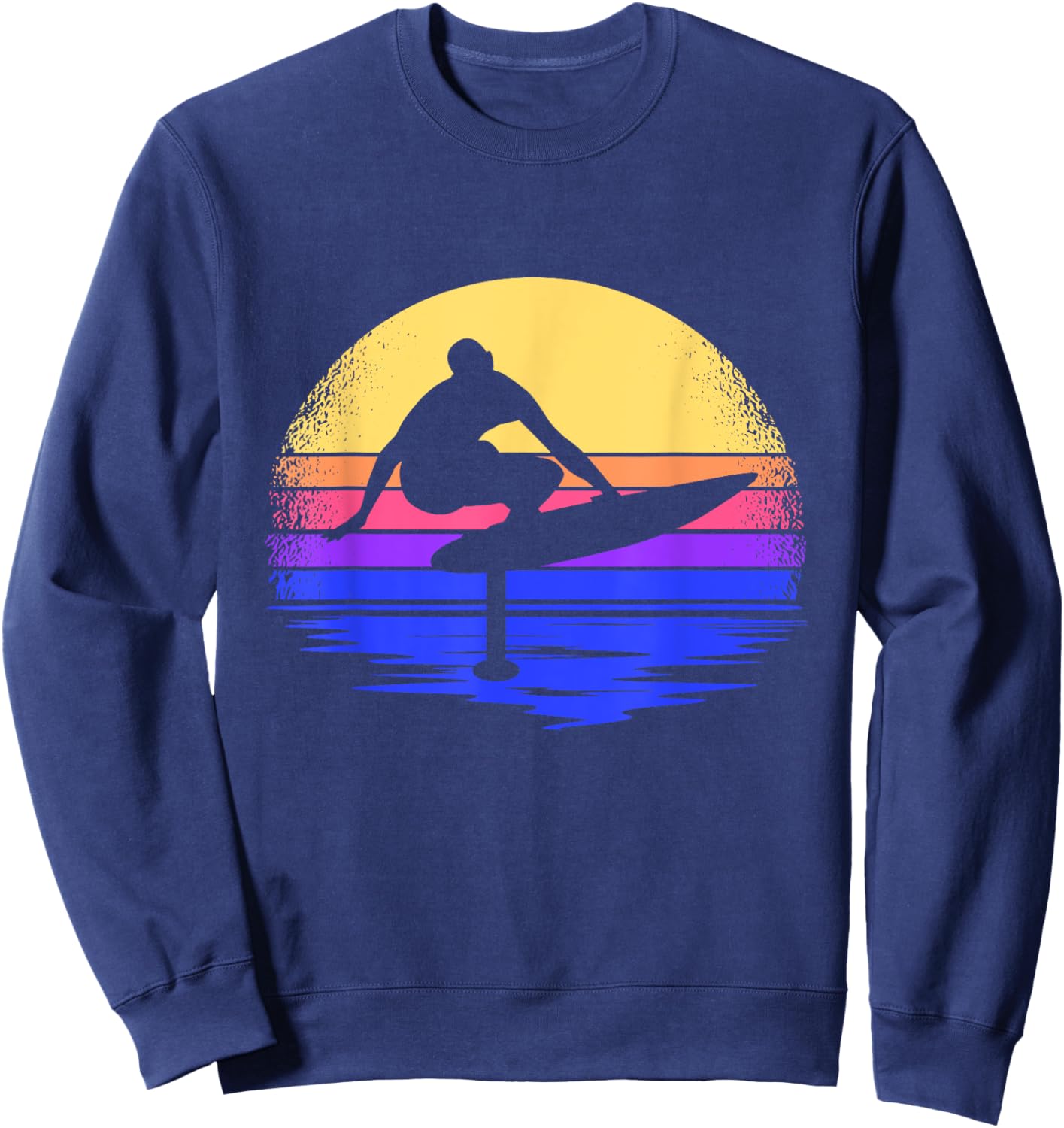 Hydrofoil Surf Foiling Foil Surfing Sweatshirt - Sweatshirt | Navy