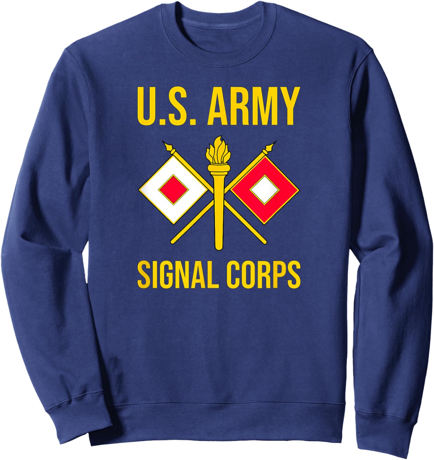 Army Signal Corps Branch USASC US Sweatshirt - Sweatshirt | Navy