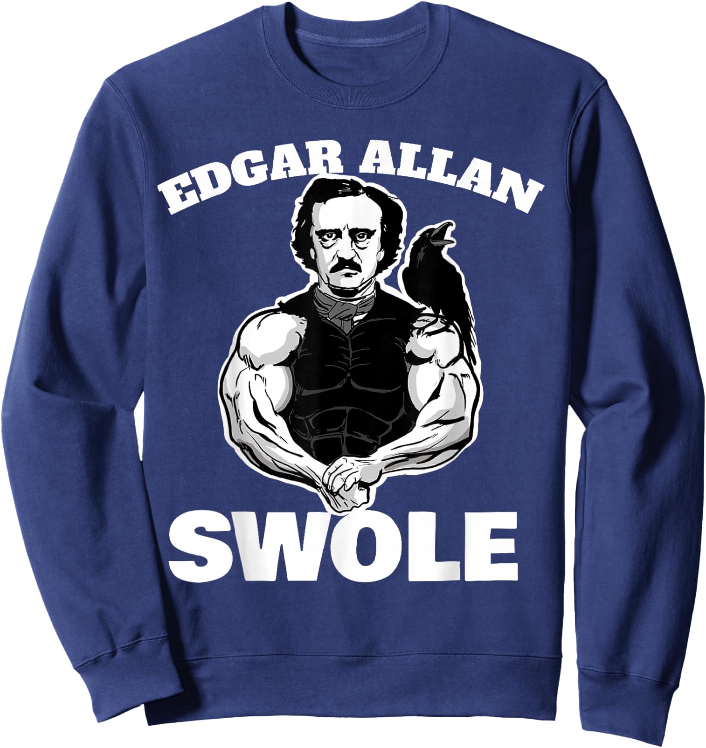 Edgar Allan Swole Sweatshirt - Sweatshirt | Navy