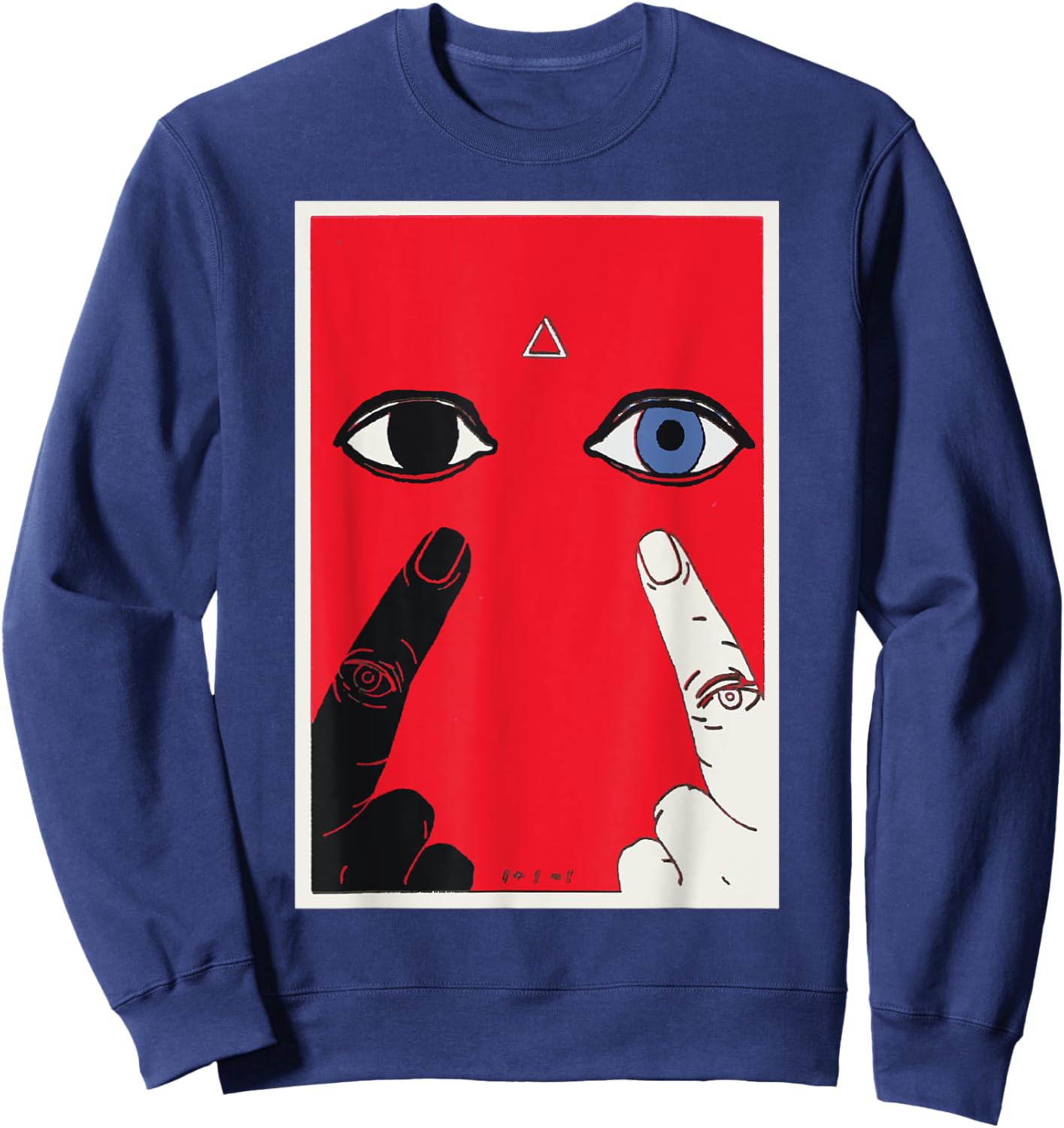 Eyes of Providence SOVI8 Vintage Propaganda. Sweatshirt - Sweatshirt | Navy