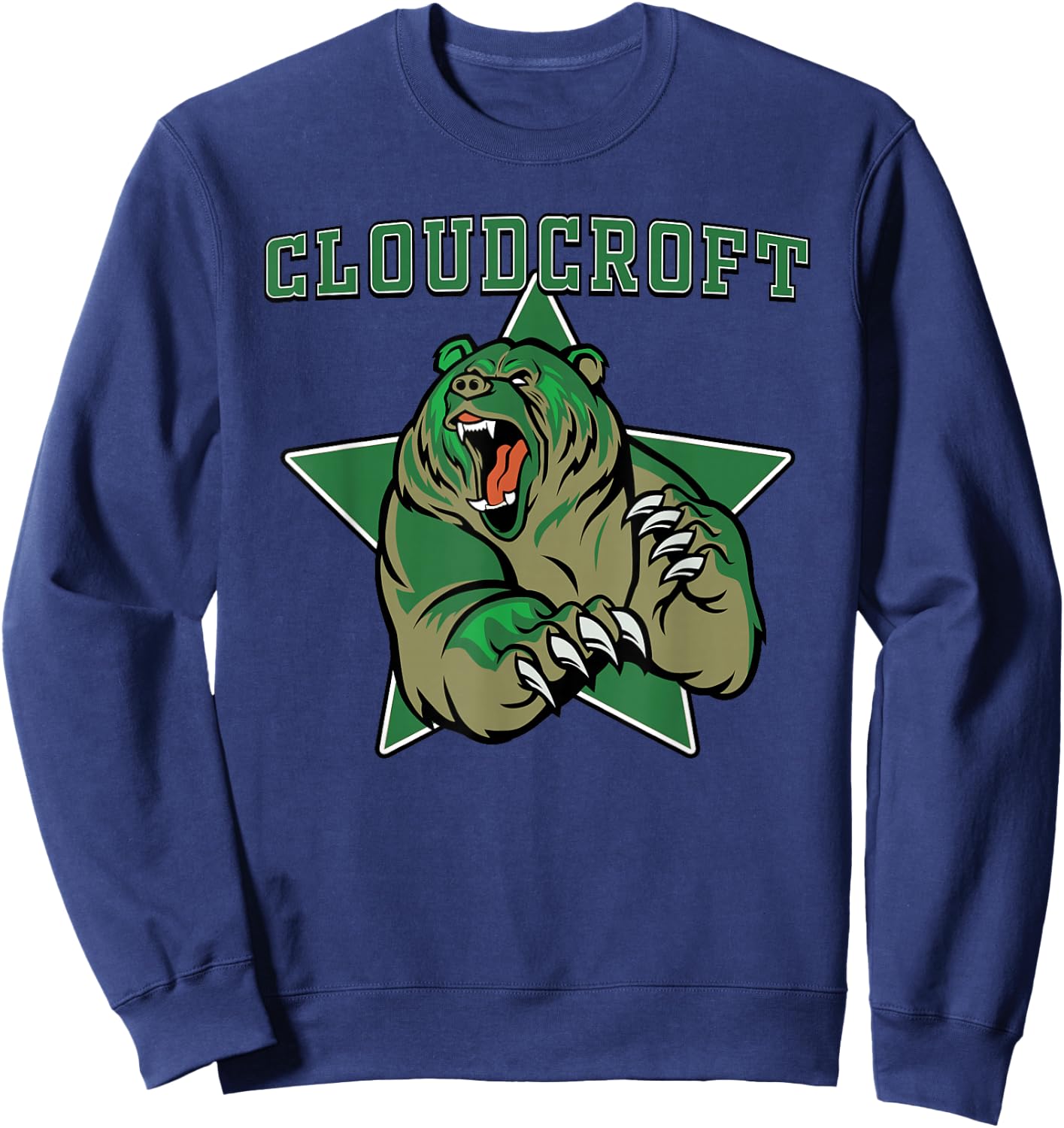 Cloudcroft Bears High School Team Spirit Sweatshirt - Sweatshirt | Navy