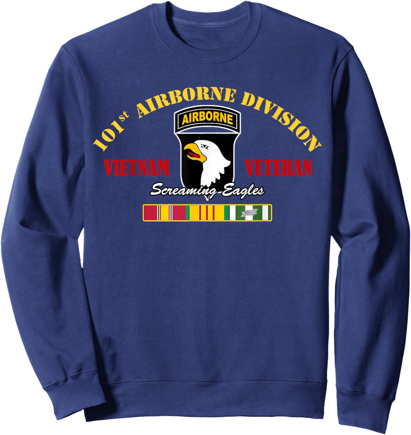 101st Airborne Division Vietnam Veteran Sweatshirt - Sweatshirt | Navy