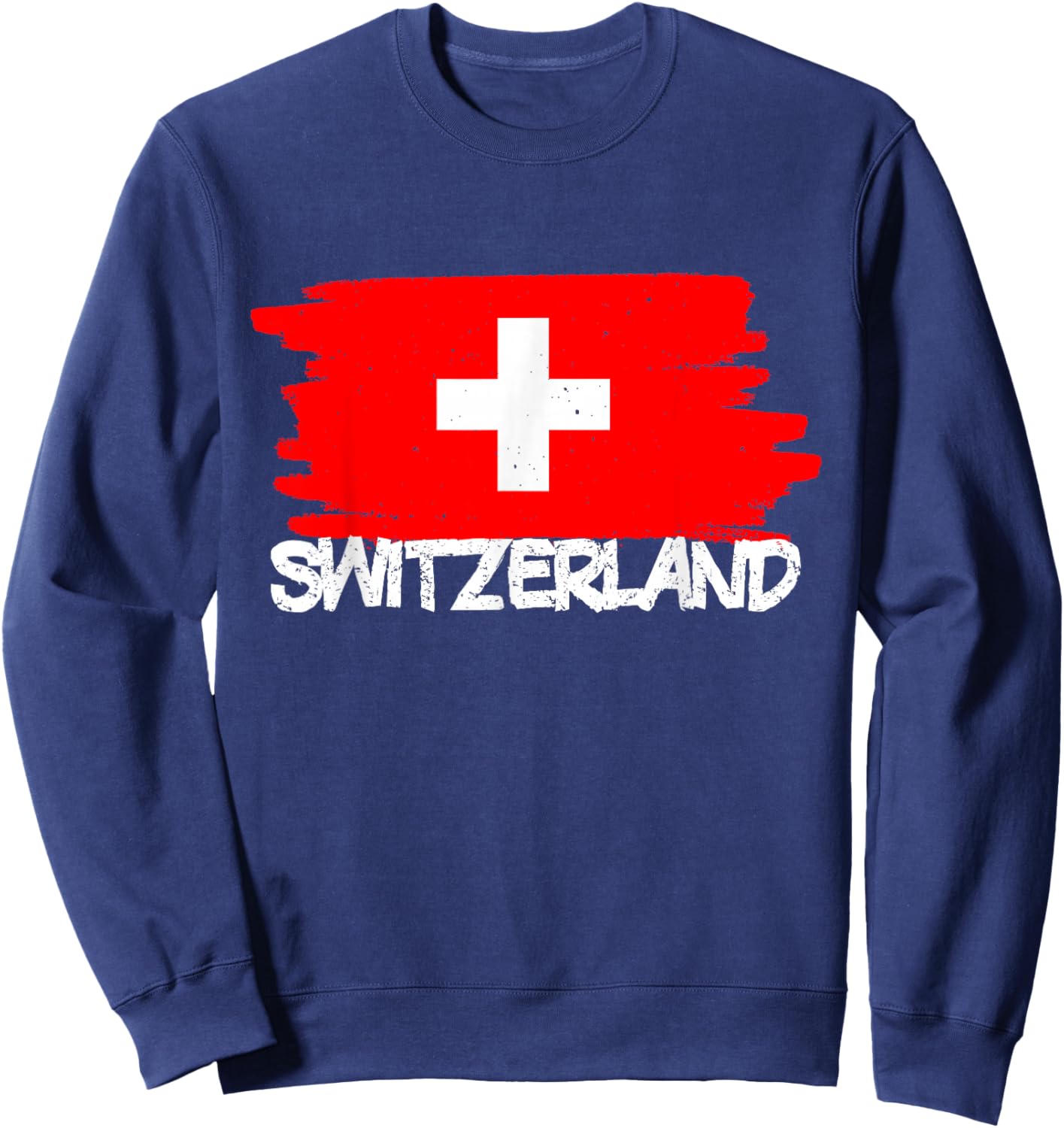 Cool Switzerland Flag Sweatshirt - Sweatshirt | Navy