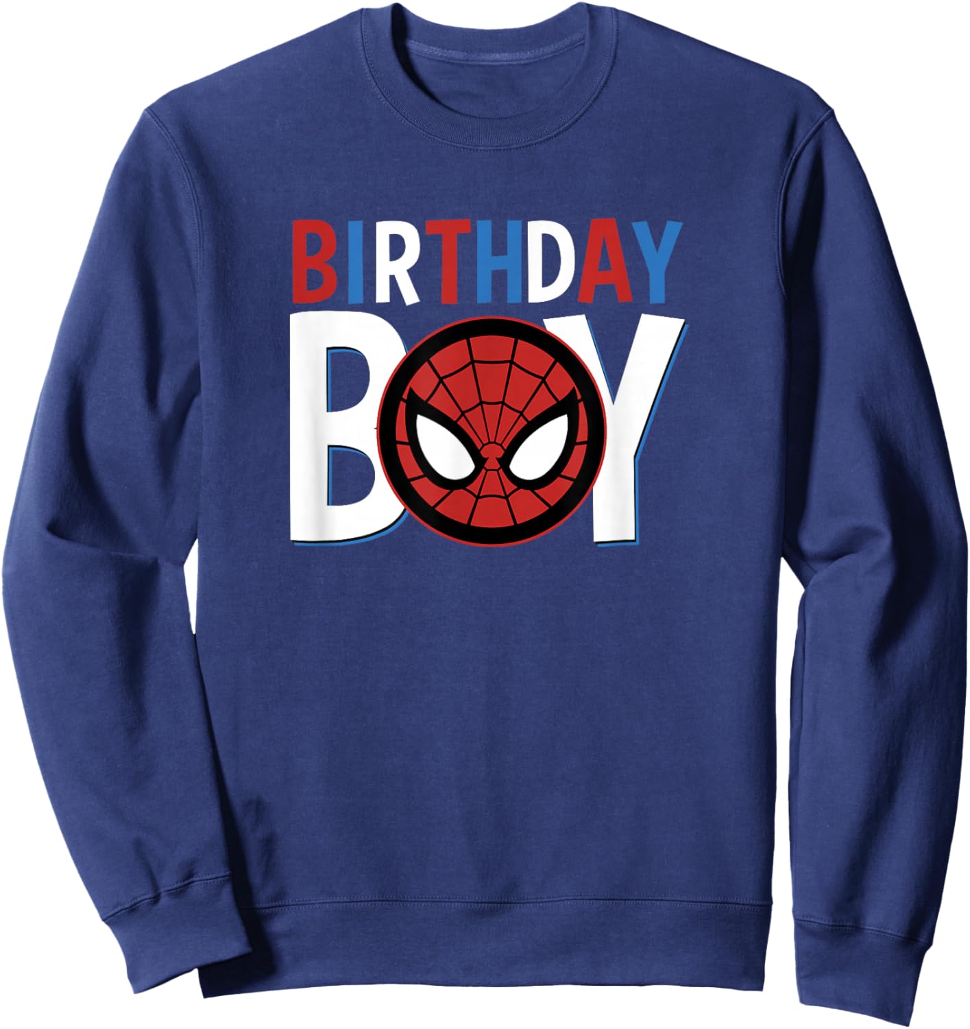 Marvel Avengers Classic Spider-Man Birthday Boy Sweatshirt - Sweatshirt | Navy