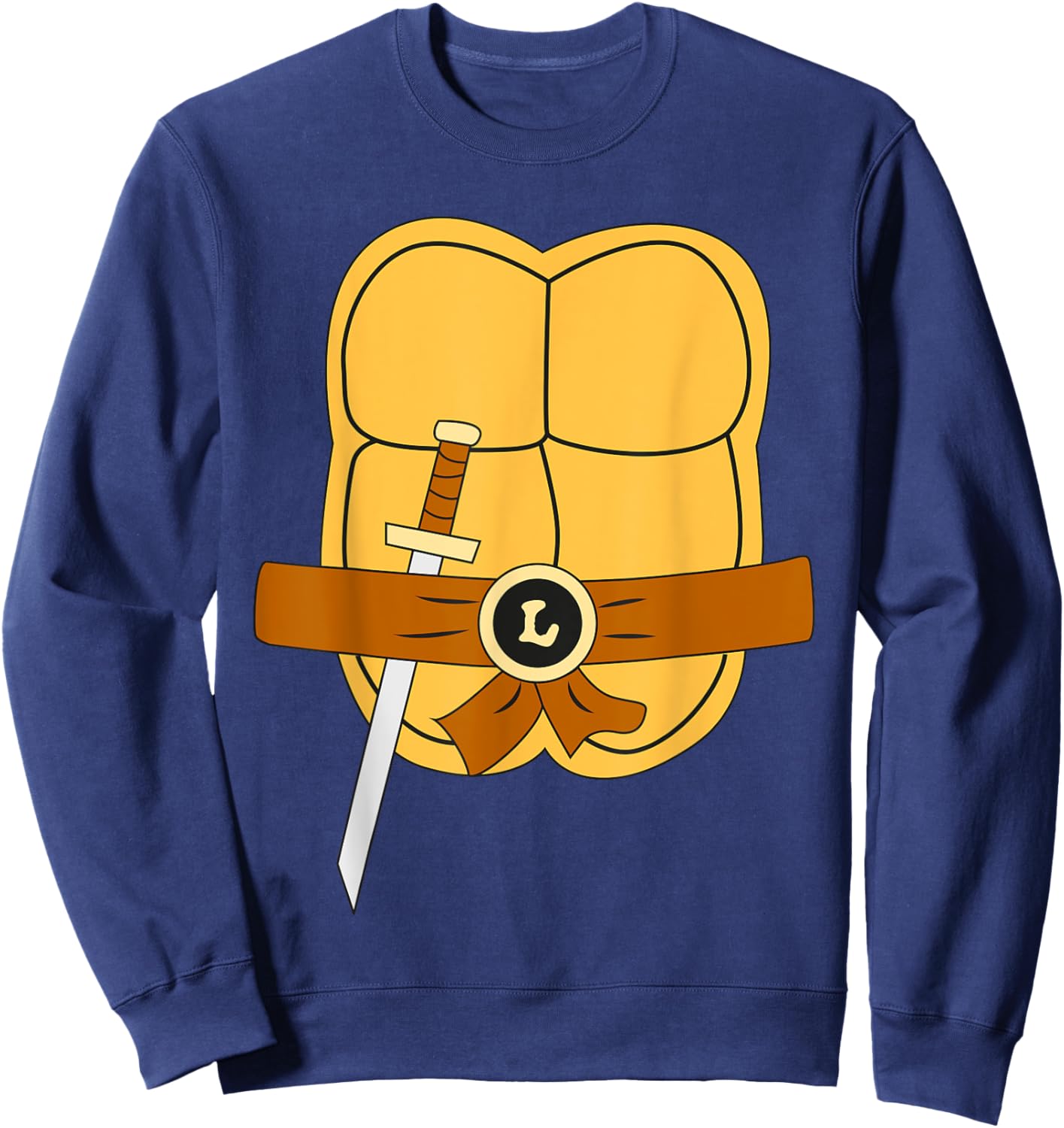 Mademark x Teenage Mutant Ninja Turtles - Leonardo Easy Halloween Costume Sweatshirt - Sweatshirt | Navy
