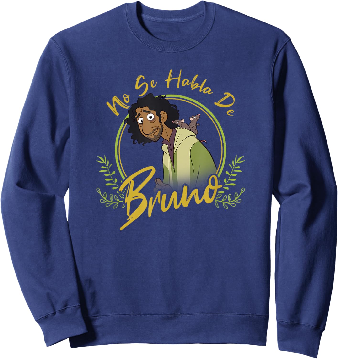 Disney Encanto No Se Habla De Bruno Spanish Classic Quote Sweatshirt - Sweatshirt | Navy