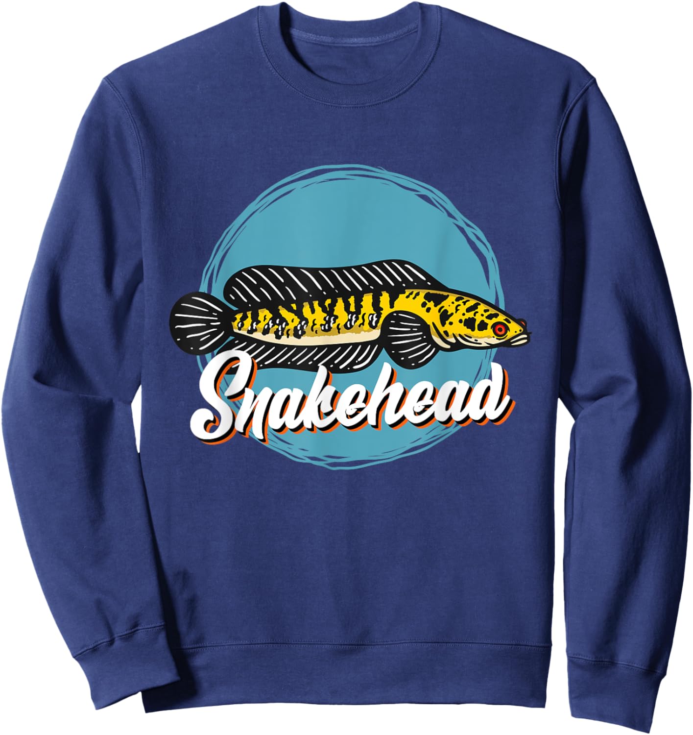 Snakehead Aquarium Aquarist Snakehead fish Sweatshirt - Sweatshirt | Navy