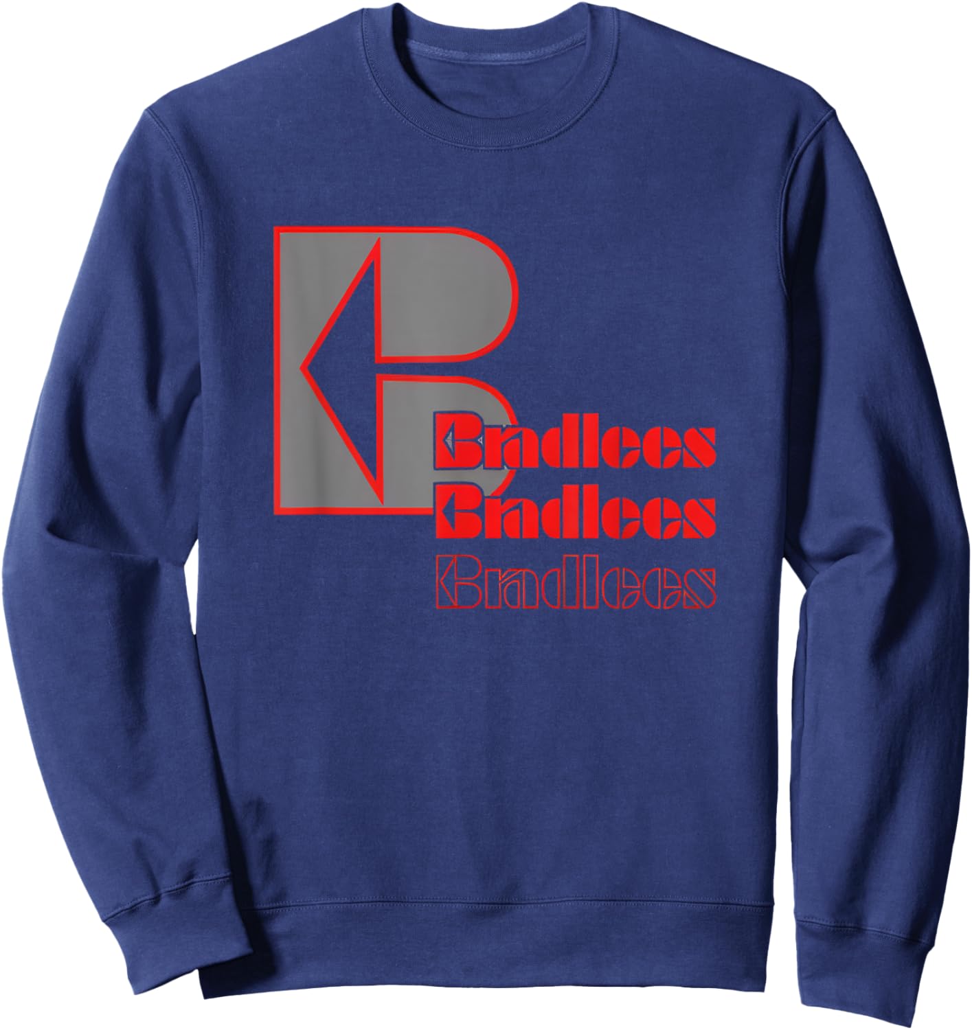 Bradlees Department Retro Vintage Classic Sweatshirt - Sweatshirt | Navy