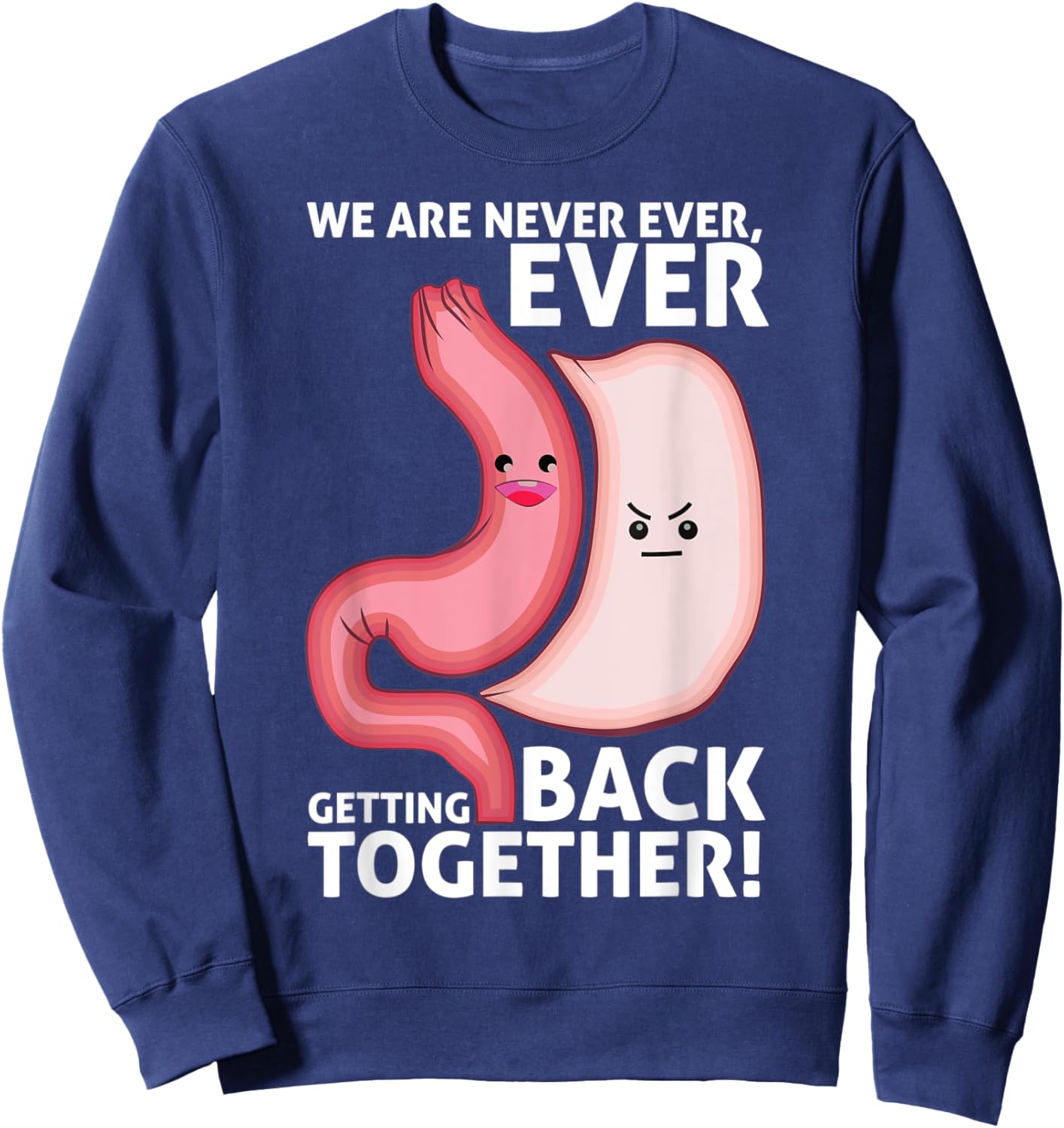 Gastric Stomach Surgery Weight Loss Medical Awareness Sweatshirt - Sweatshirt | Navy