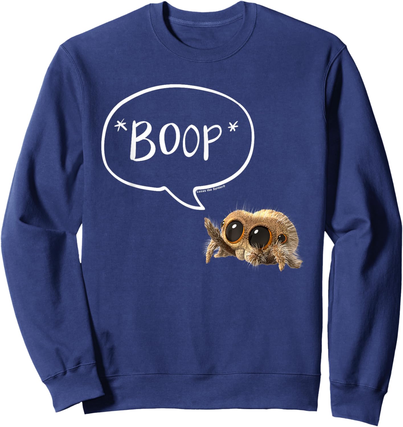 Lucas The Spider “Boop” Sweatshirt - Sweatshirt | Navy