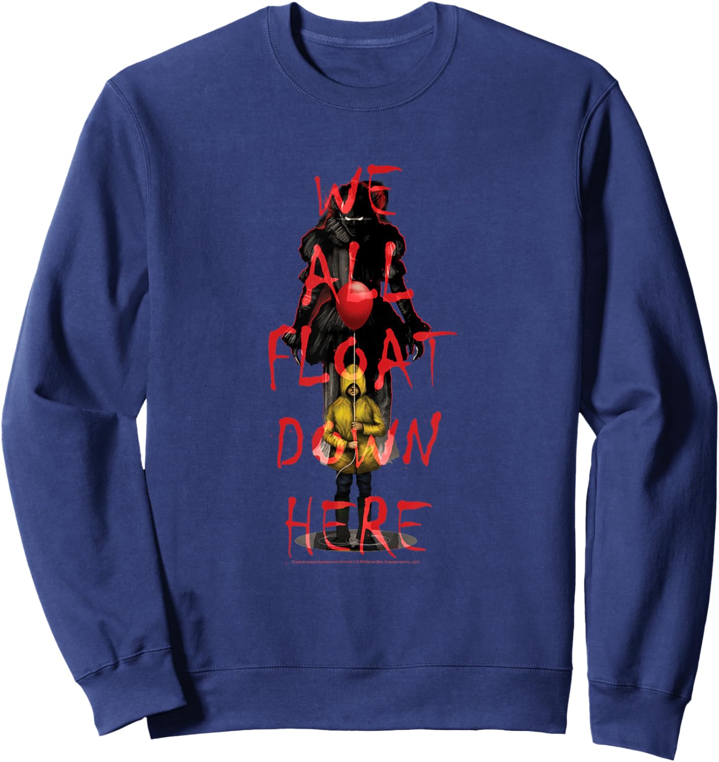 It We All Float Down Here Sweatshirt - Sweatshirt | Navy
