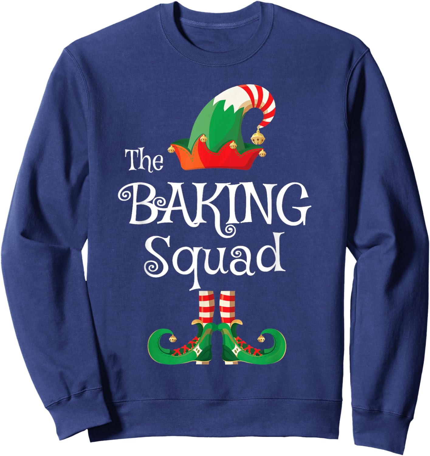 Baking Squad Shirt Funny Family Matching Christmas Sweatshirt - Sweatshirt | Navy