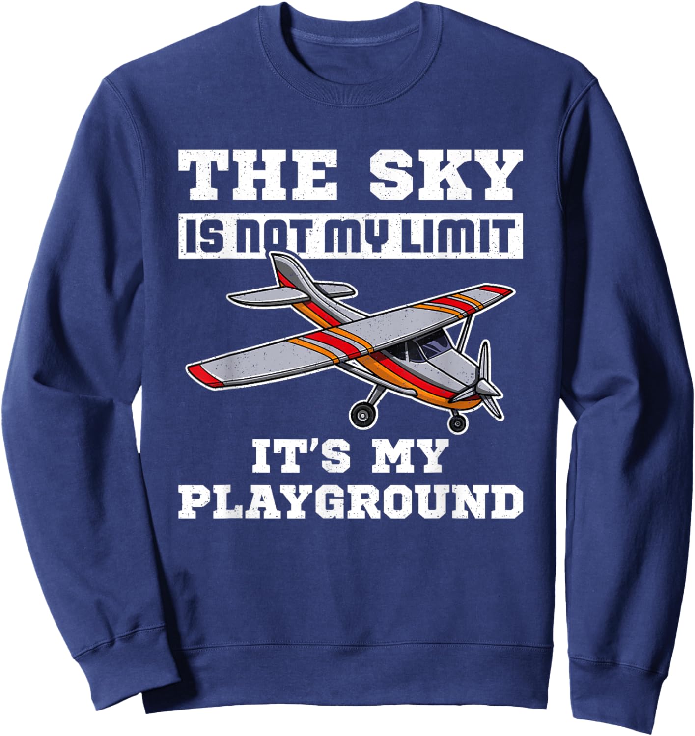 Modellflugzeug RC Plane Hobby Modellbauer Sweatshirt - Sweatshirt | Navy