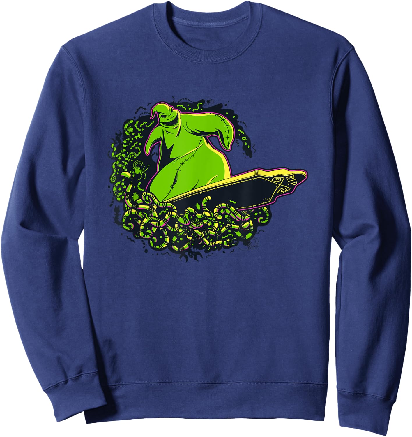 Disney The Nightmare Before Christmas Oogie Boogie Surfing Sweatshirt - Sweatshirt | Navy