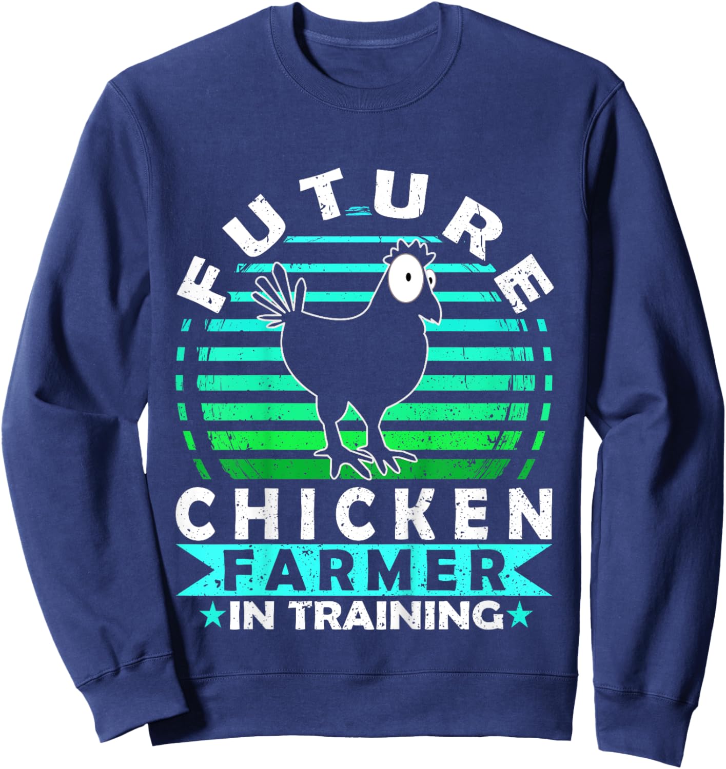 Future Chicken Farmer in Training for Boys & Girls Sweatshirt - Sweatshirt | Navy