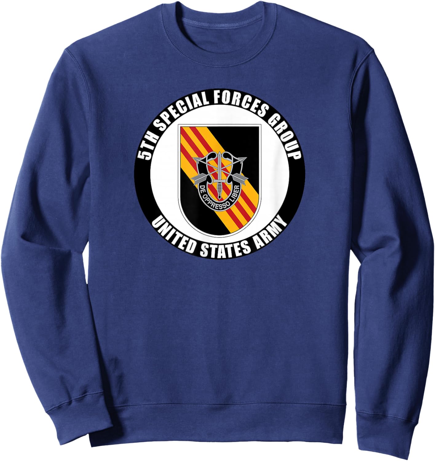 5th Special Forces Group United States Army Veteran Military Sweatshirt - Sweatshirt | Navy