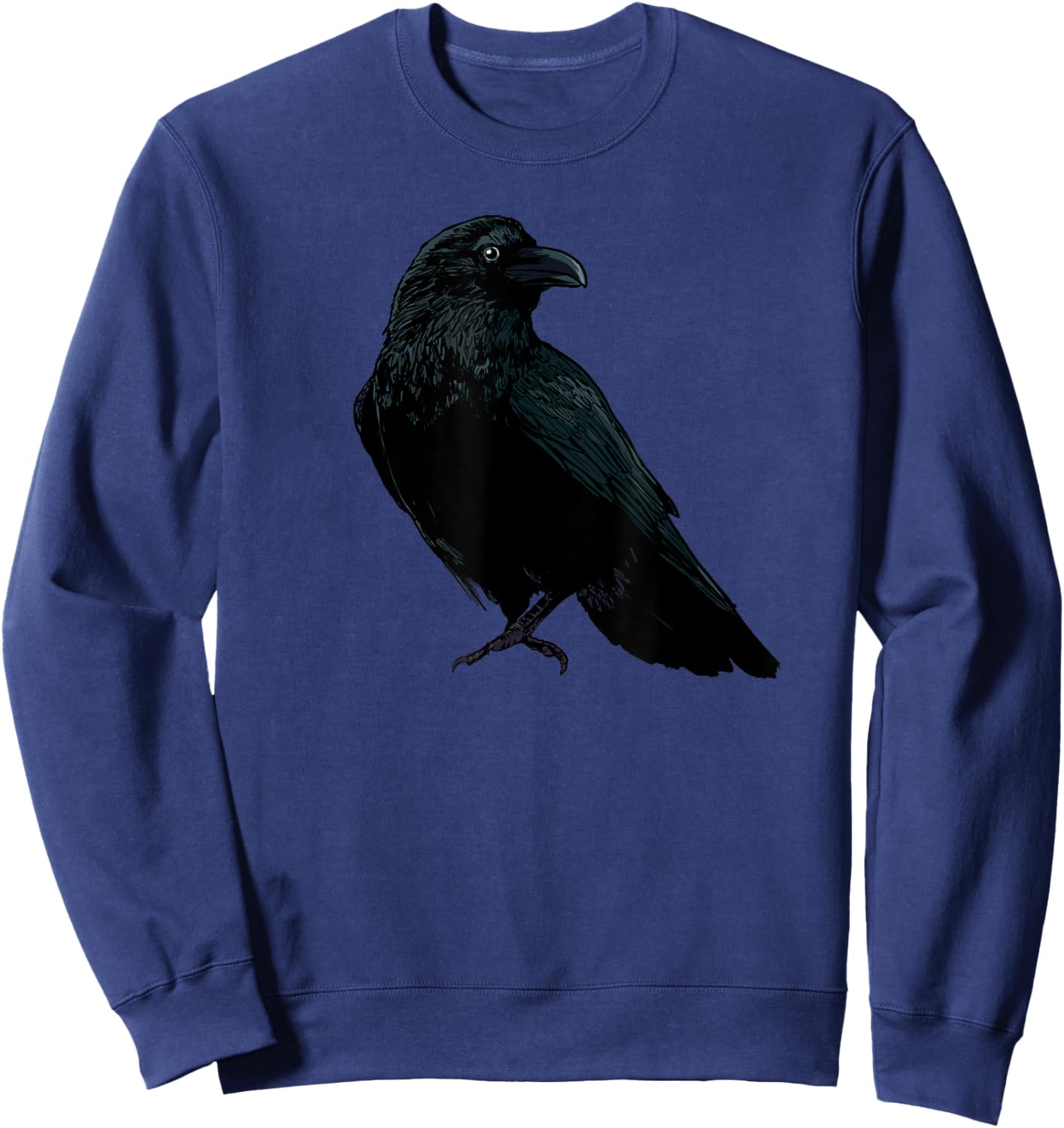 Raven Goth Raven novelty Raven Sweatshirt - Sweatshirt | Navy