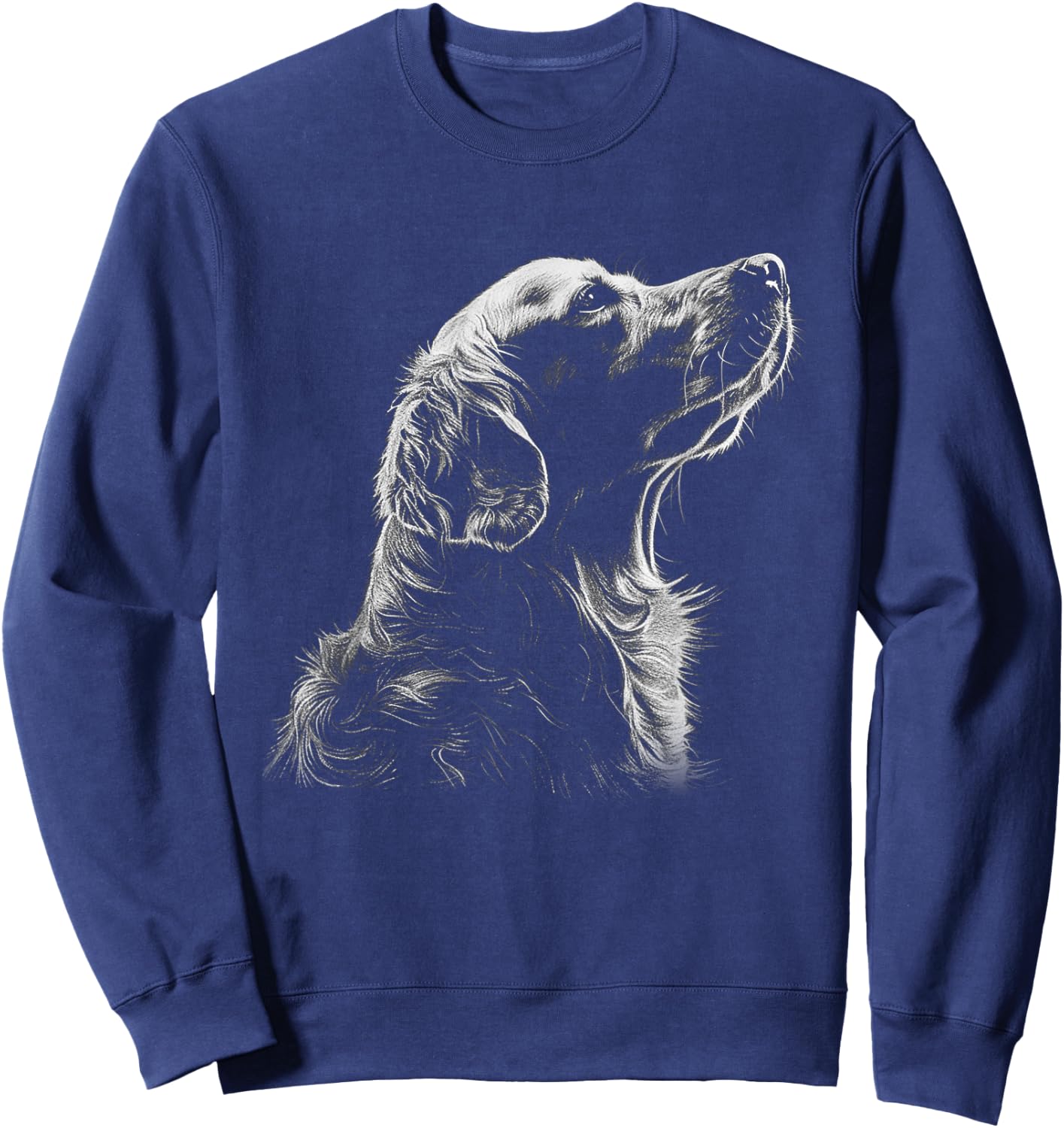 Lovely Golden Retrievers Dog Animal Adorable Puppy Outfits Men Women Kids Sweatshirt - Sweatshirt | Navy
