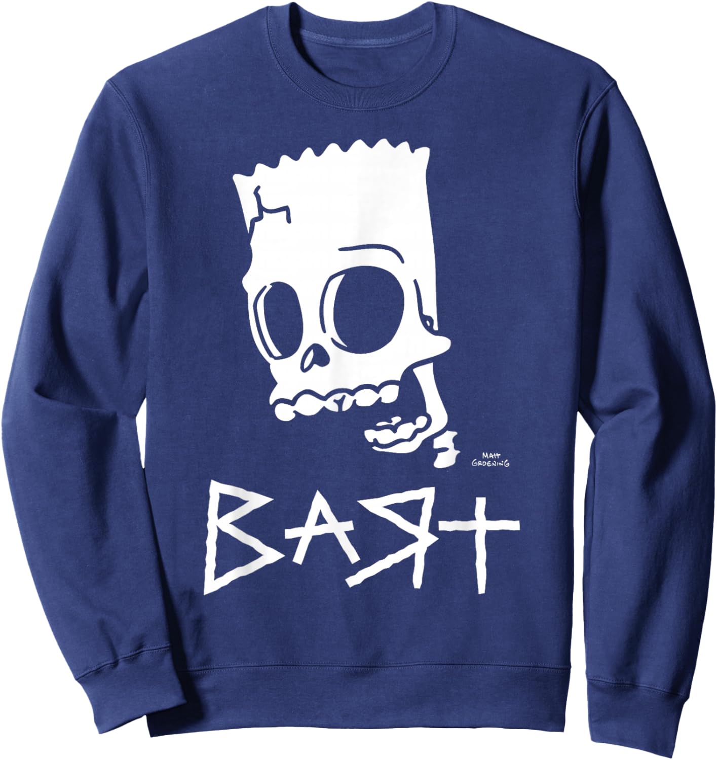 The Simpsons Bart Skeleton V2 Sweatshirt - Sweatshirt | Navy