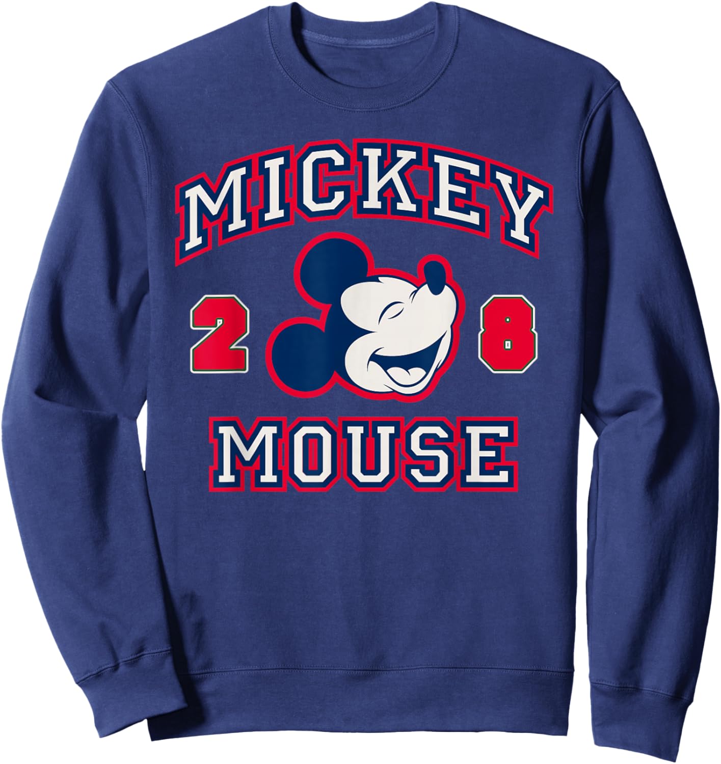 Disney Mickey and Friends Mickey Mouse Vintage Varsity Sweatshirt - Sweatshirt | Navy