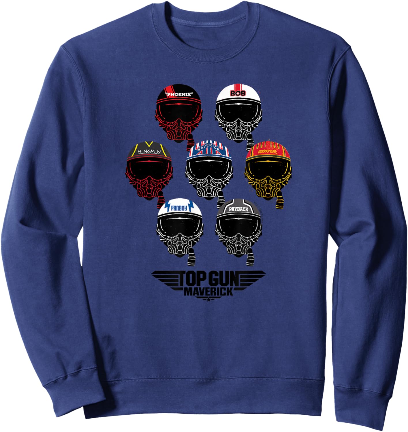 Top Gun: Maverick - Aviator Helmets Sweatshirt - Sweatshirt | Navy