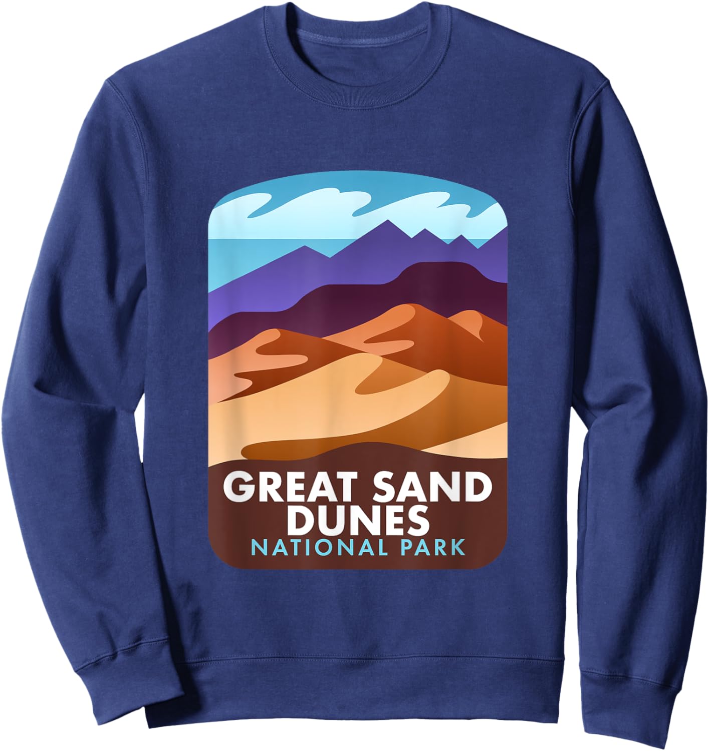 Great Sand Dunes National Park Sweatshirt - Sweatshirt | Navy