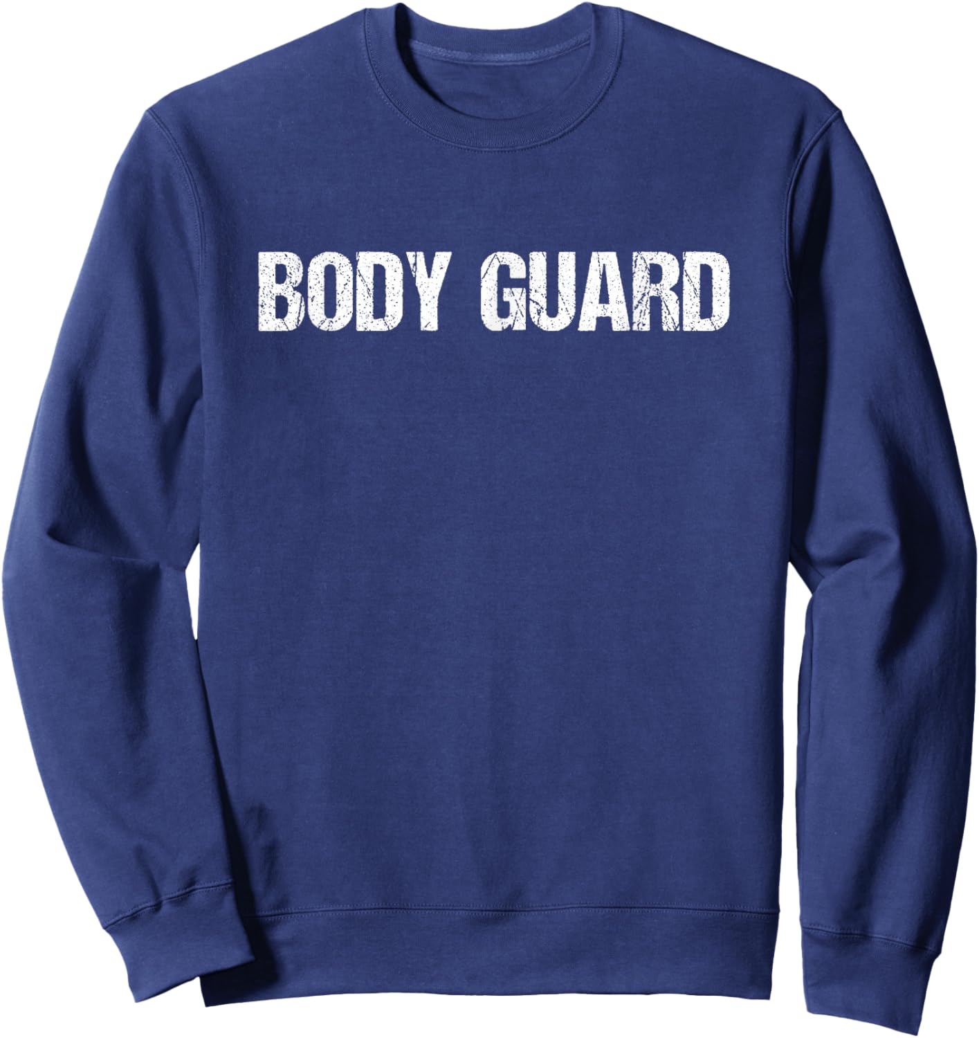 Body Guard Simple Title Sweatshirt - Sweatshirt | Navy