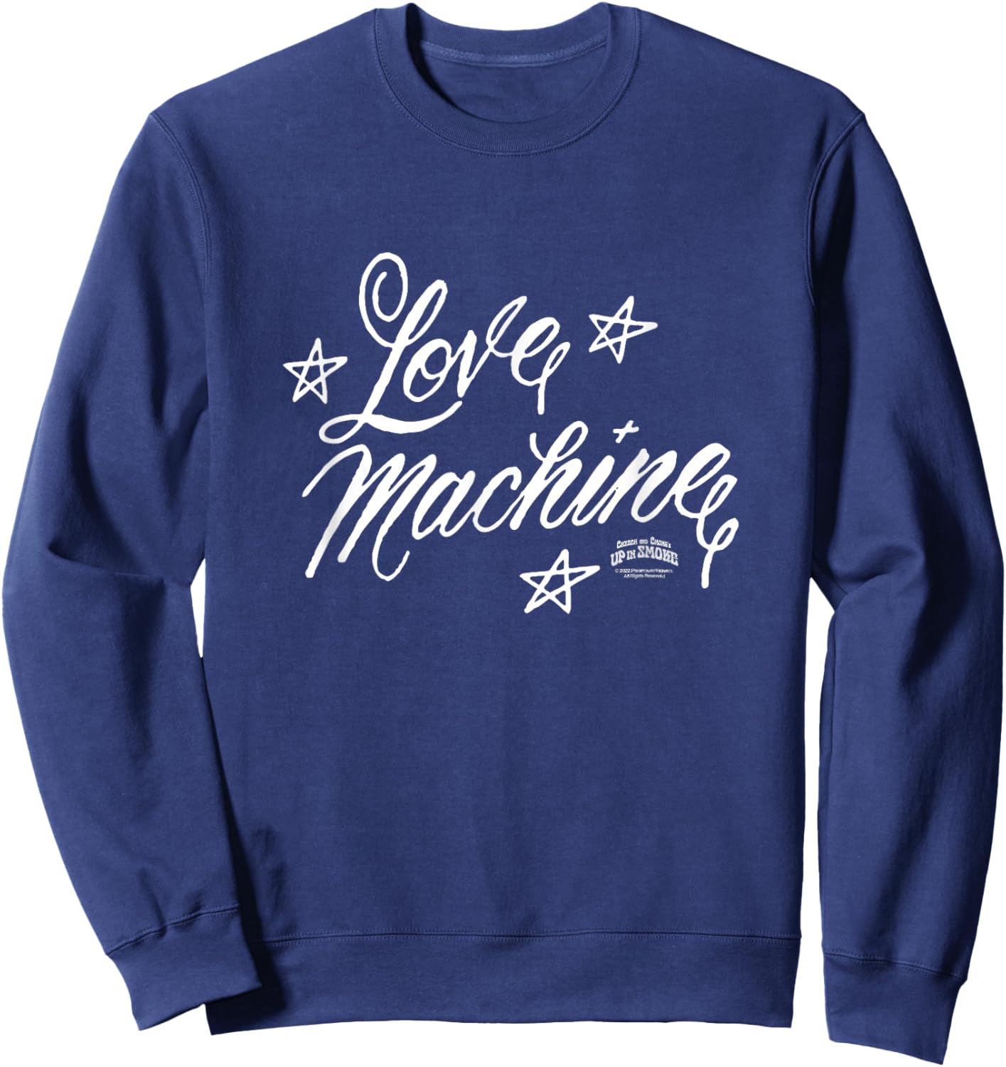Cheech and Chong's Up in Smoke Love Machine Design Sweatshirt - Sweatshirt | Navy