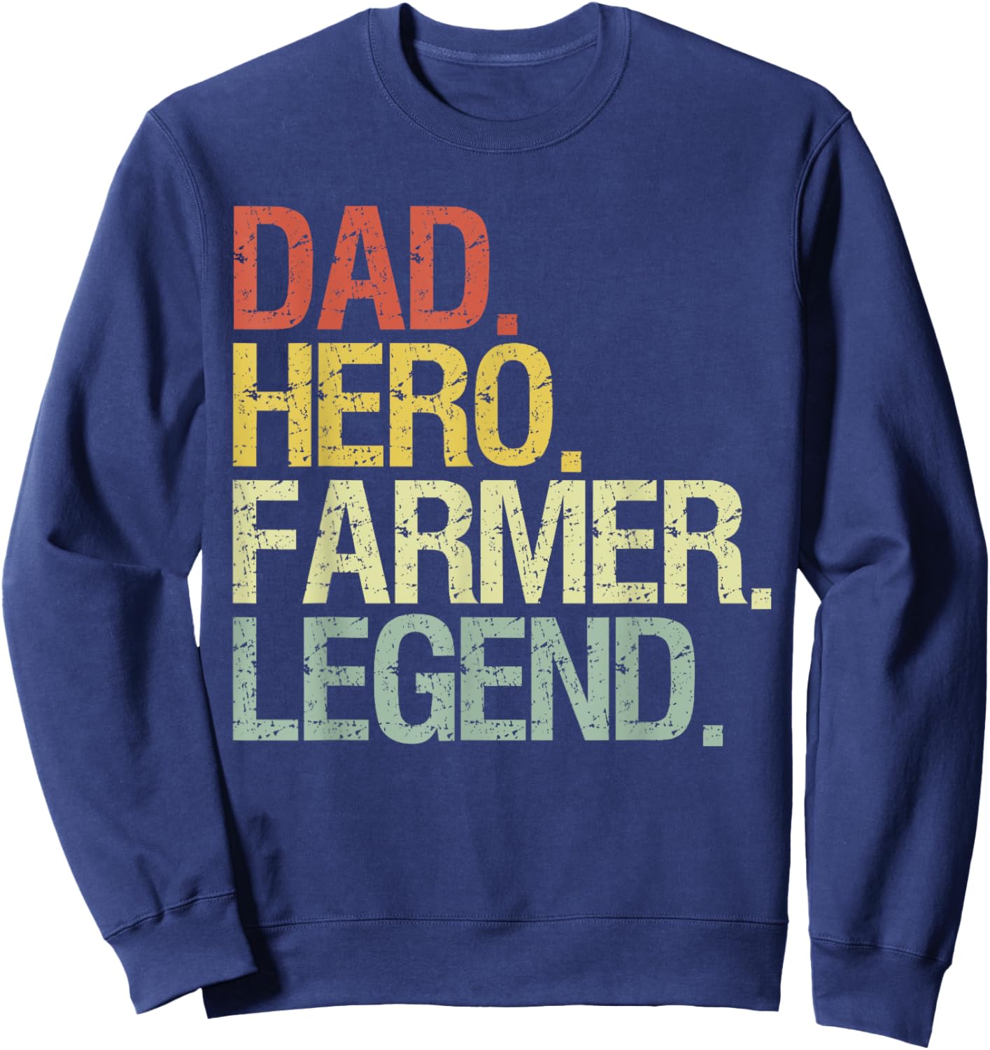 Funny farmer dad Sweatshirt - Sweatshirt | Navy