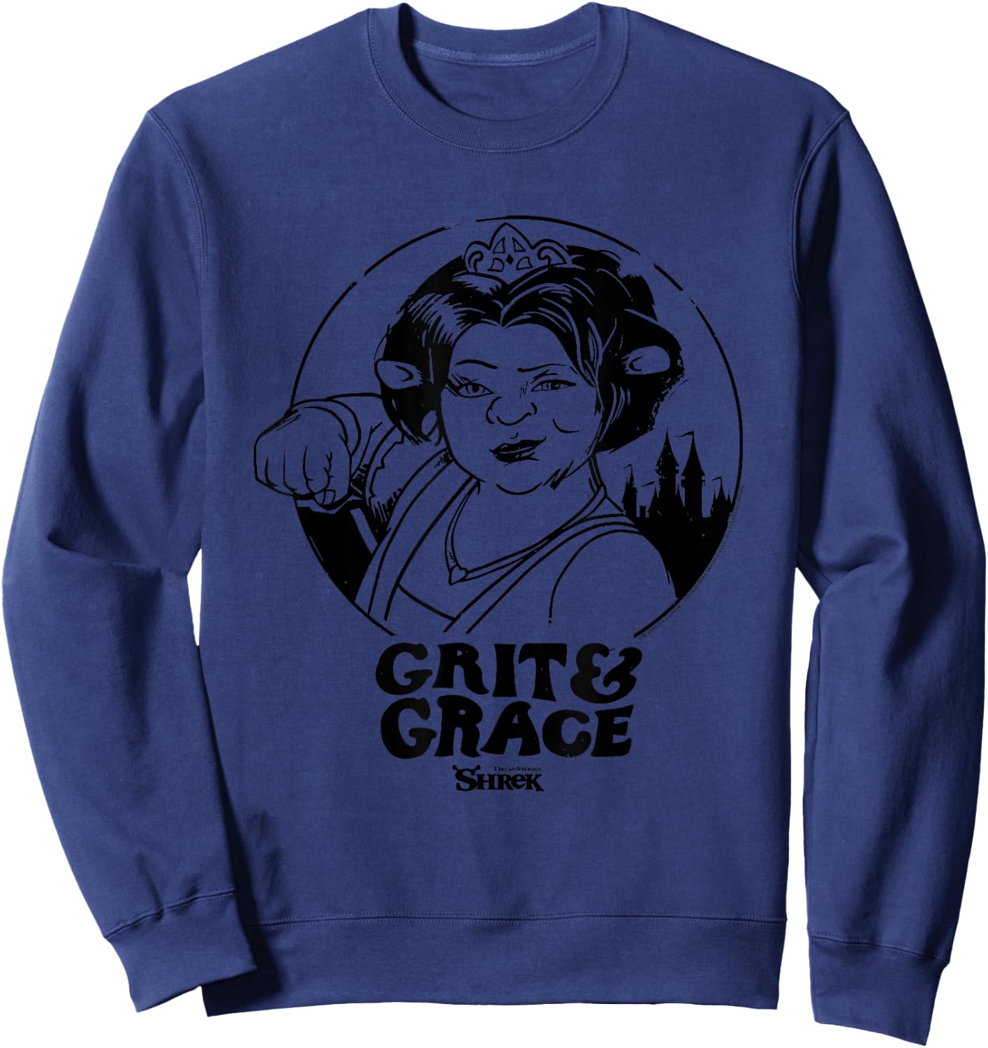 Shrek Fiona Grit and Grace Sweatshirt - Sweatshirt | Navy