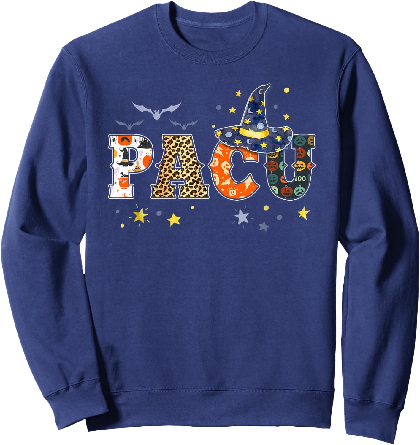 PACU Witch Halloween Crew Post-anesthesia Care Unit Nurse Sweatshirt - Sweatshirt | Navy