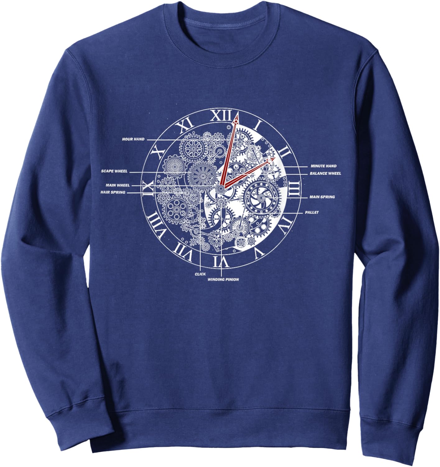 Watchmaker Watch For Watchmaker Sweatshirt - Sweatshirt | Navy