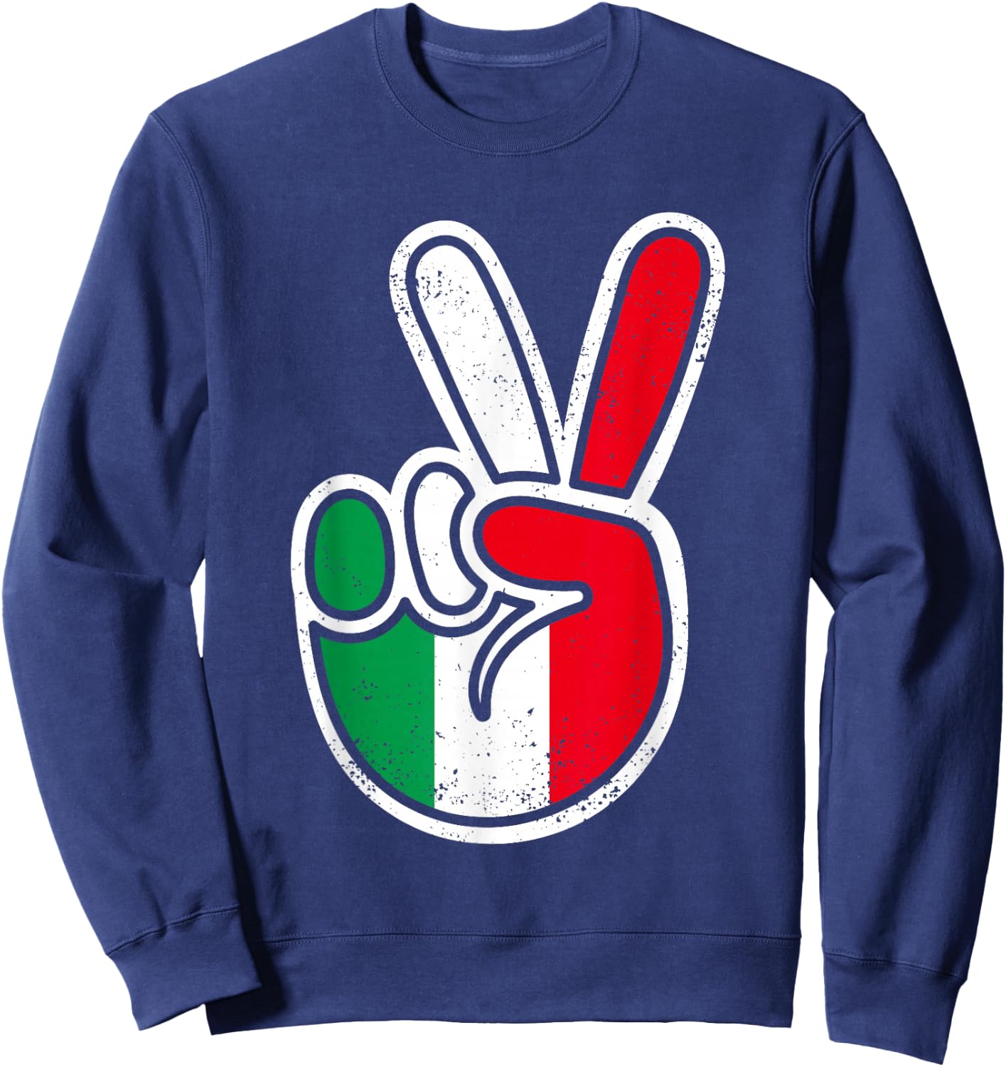 Kids 2nd Birthday Boy 2 Italy Flag Italian Birthday Toddler Sweatshirt - Sweatshirt | Navy