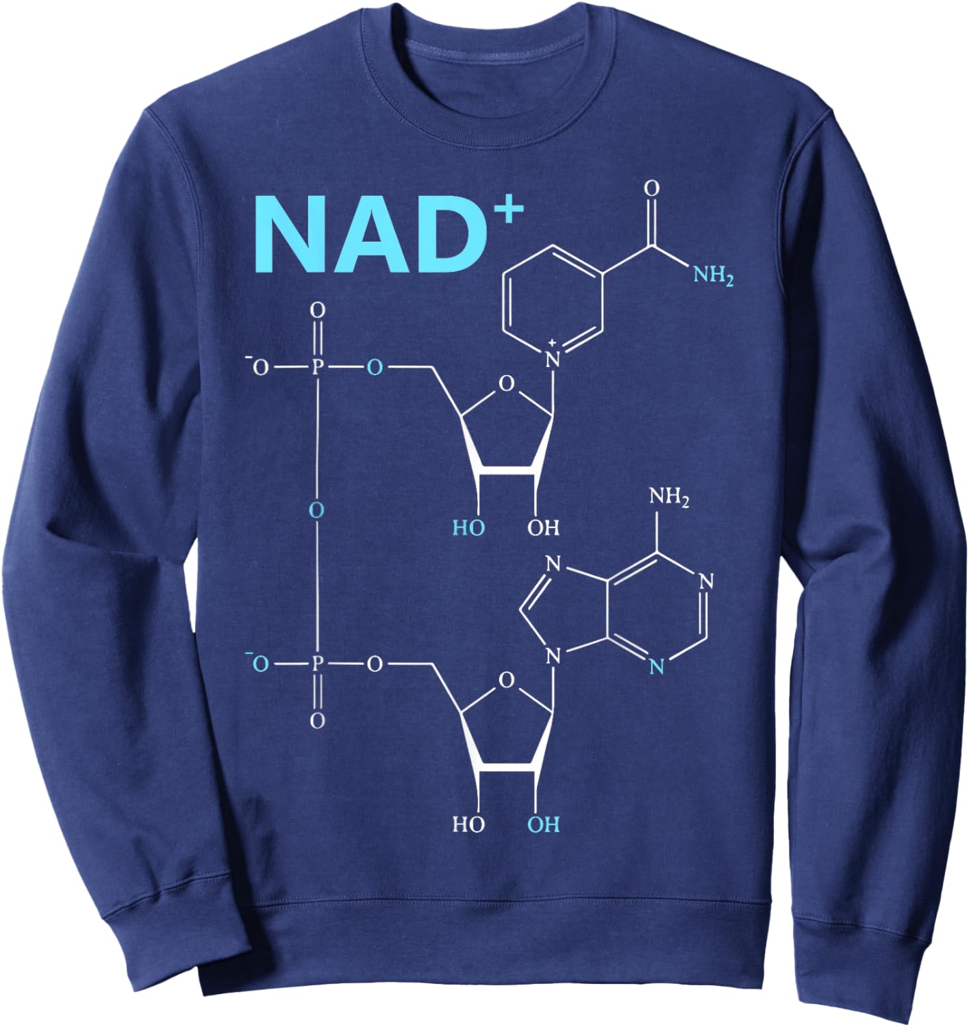 NAD+ Healthy Aging Sweatshirt - Sweatshirt | Navy
