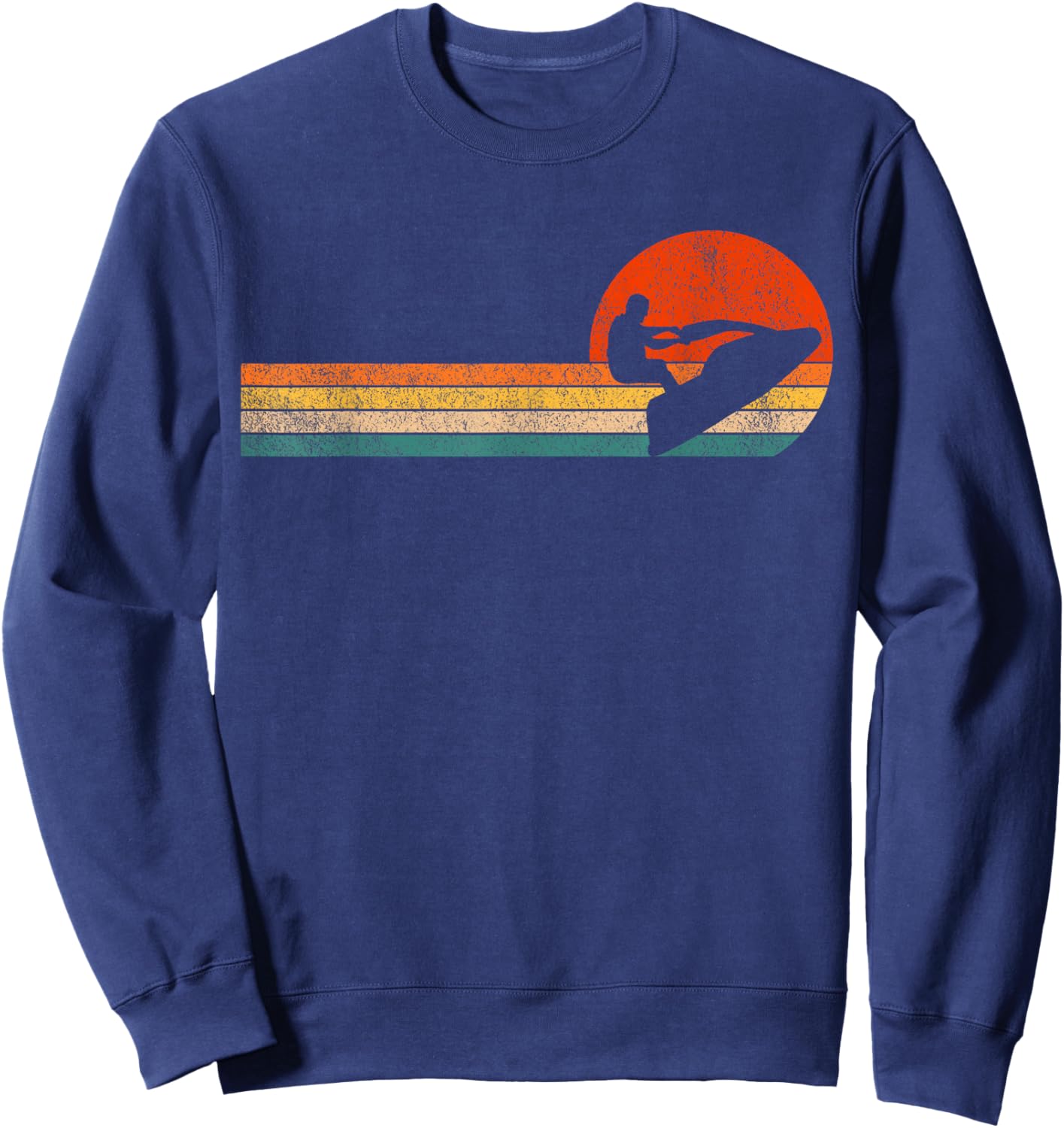 Retro Jet Ski Jetski Jet skier Vintage Sweatshirt - Sweatshirt | Navy