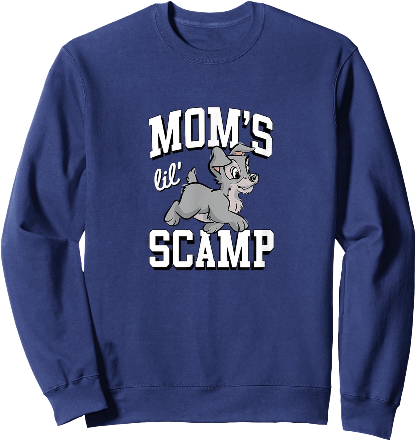 Lady and the Tramp - Mom's Lil' Scamp Sweatshirt - Sweatshirt | Navy