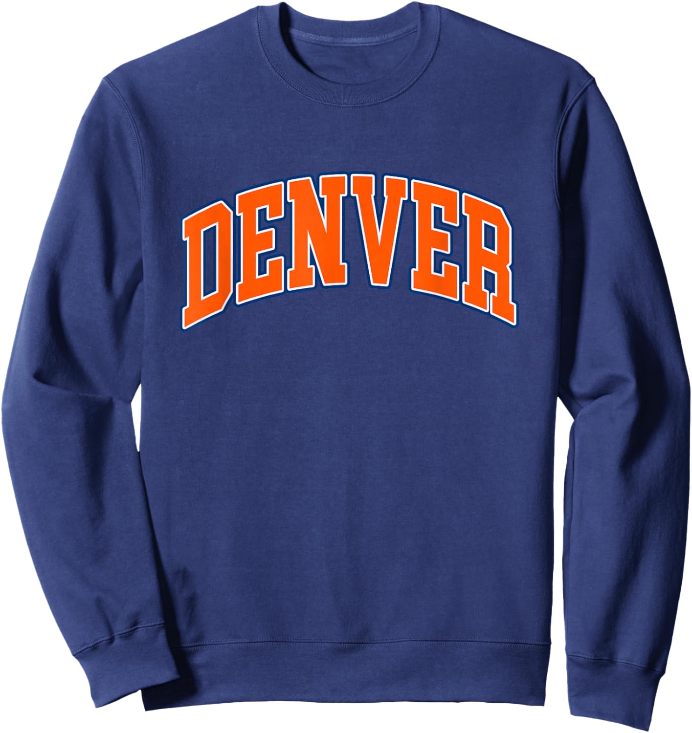 Denver - Throwback Design - Classic Sweatshirt - Sweatshirt | Navy
