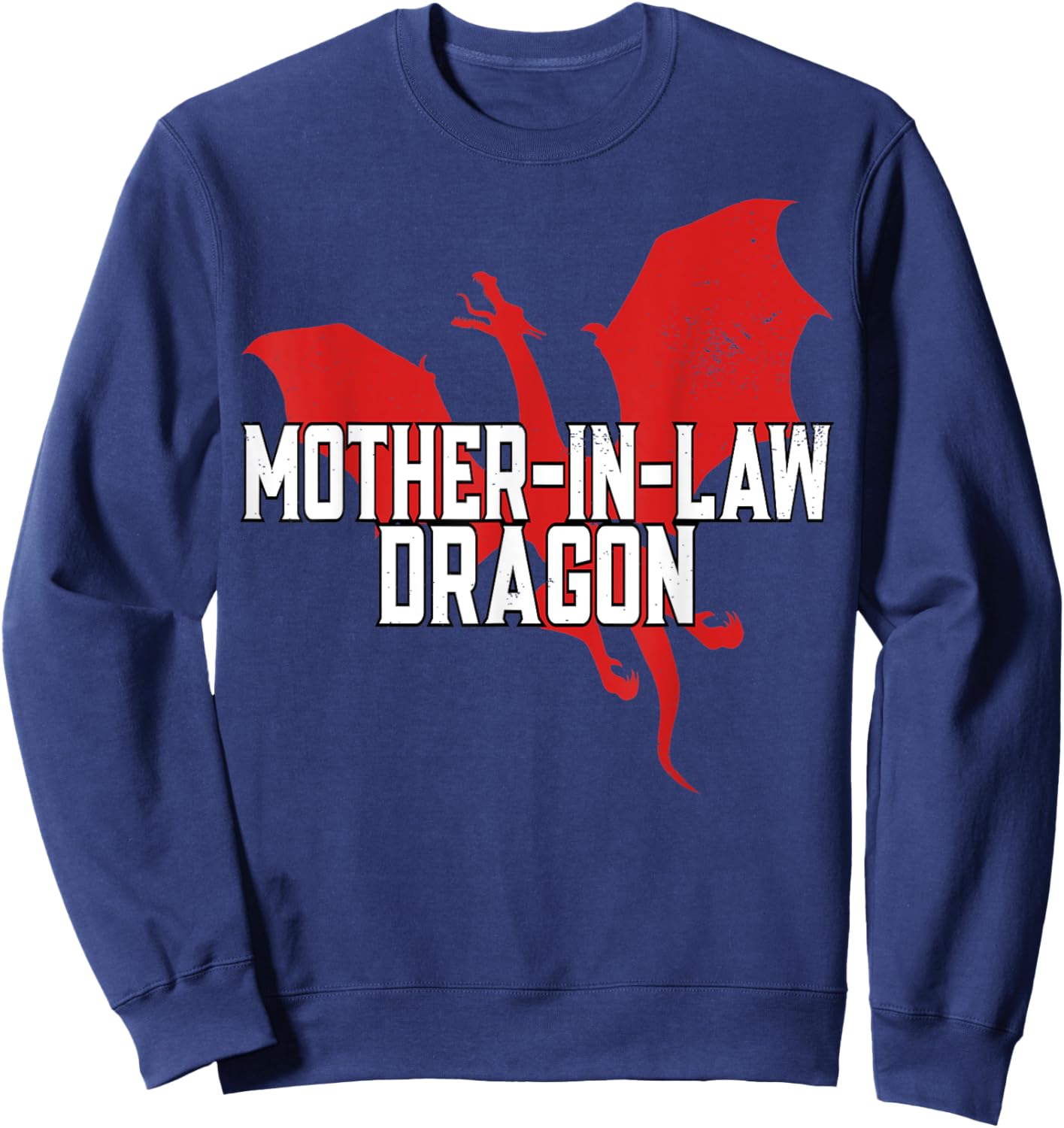 Mother-In-Law Dragon Lover Mother's Day Sweatshirt - Sweatshirt | Navy
