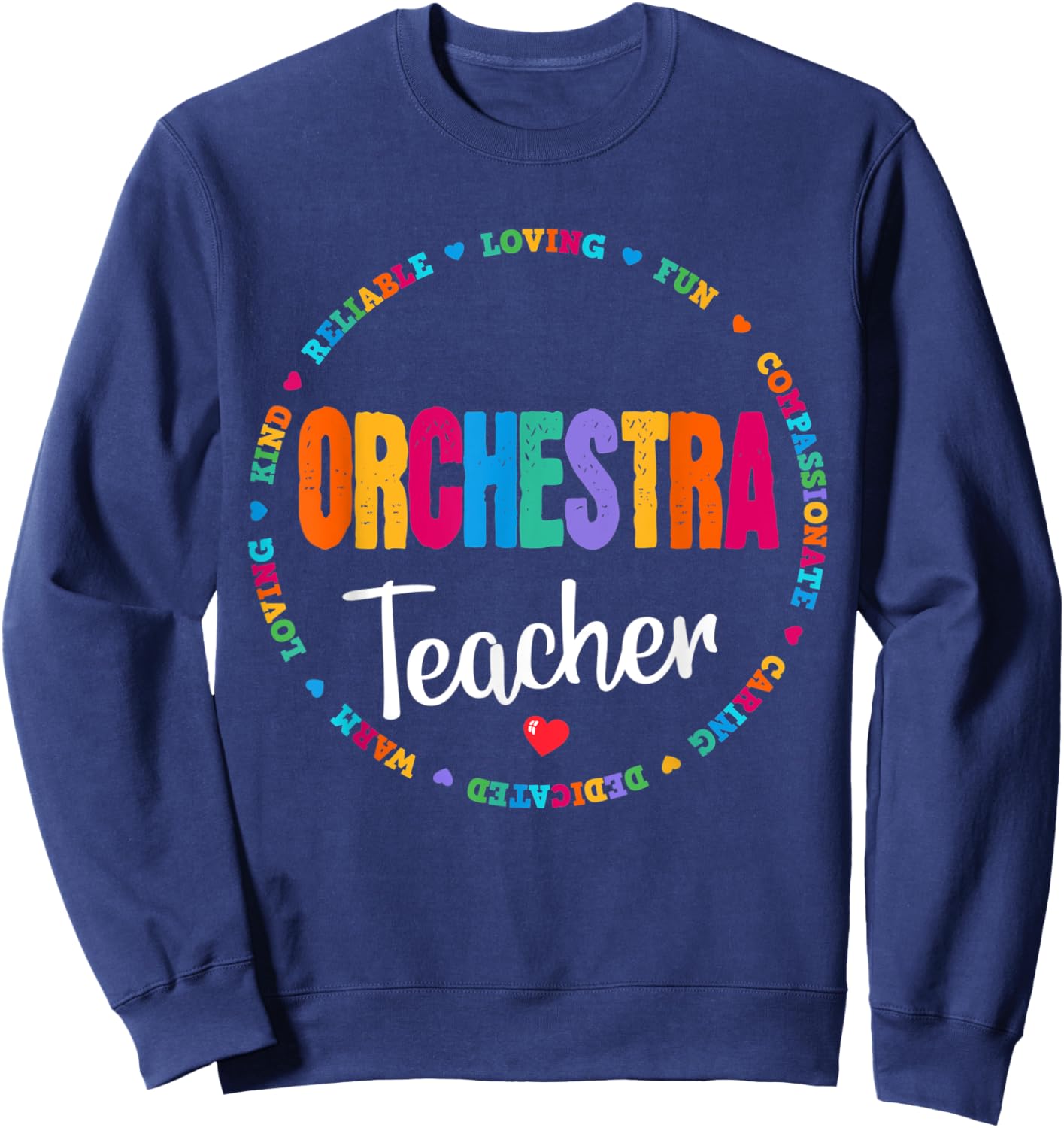 Band Orchestra Teacher Music Teachers are Cool Women Kids Sweatshirt - Sweatshirt | Navy