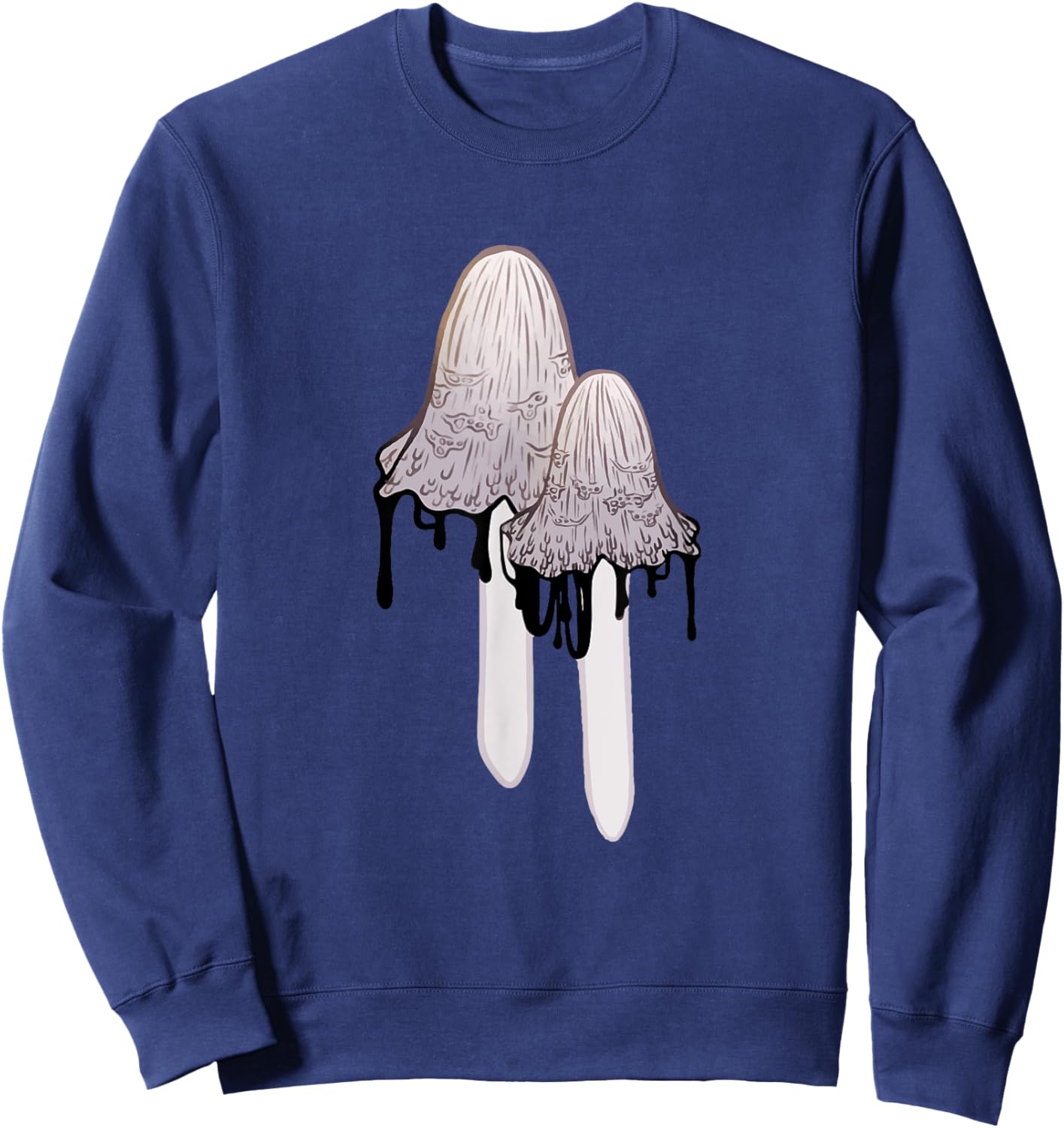 Inky Cap Ink Cap Foraging Mushrooms Sweatshirt - Sweatshirt | Navy