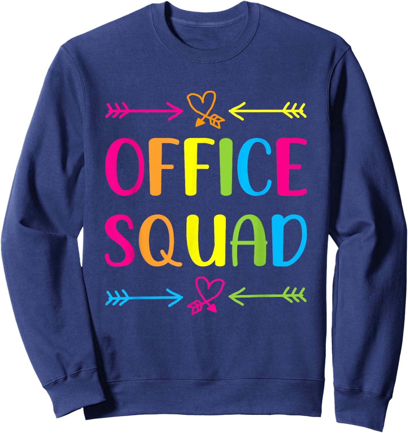 Office Squad Administrative Assistant School Secretary Sweatshirt - Sweatshirt | Navy