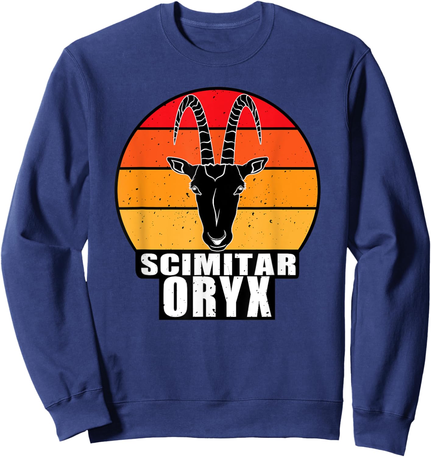 Scimitar Horned Oryx Sweatshirt - Sweatshirt | Navy