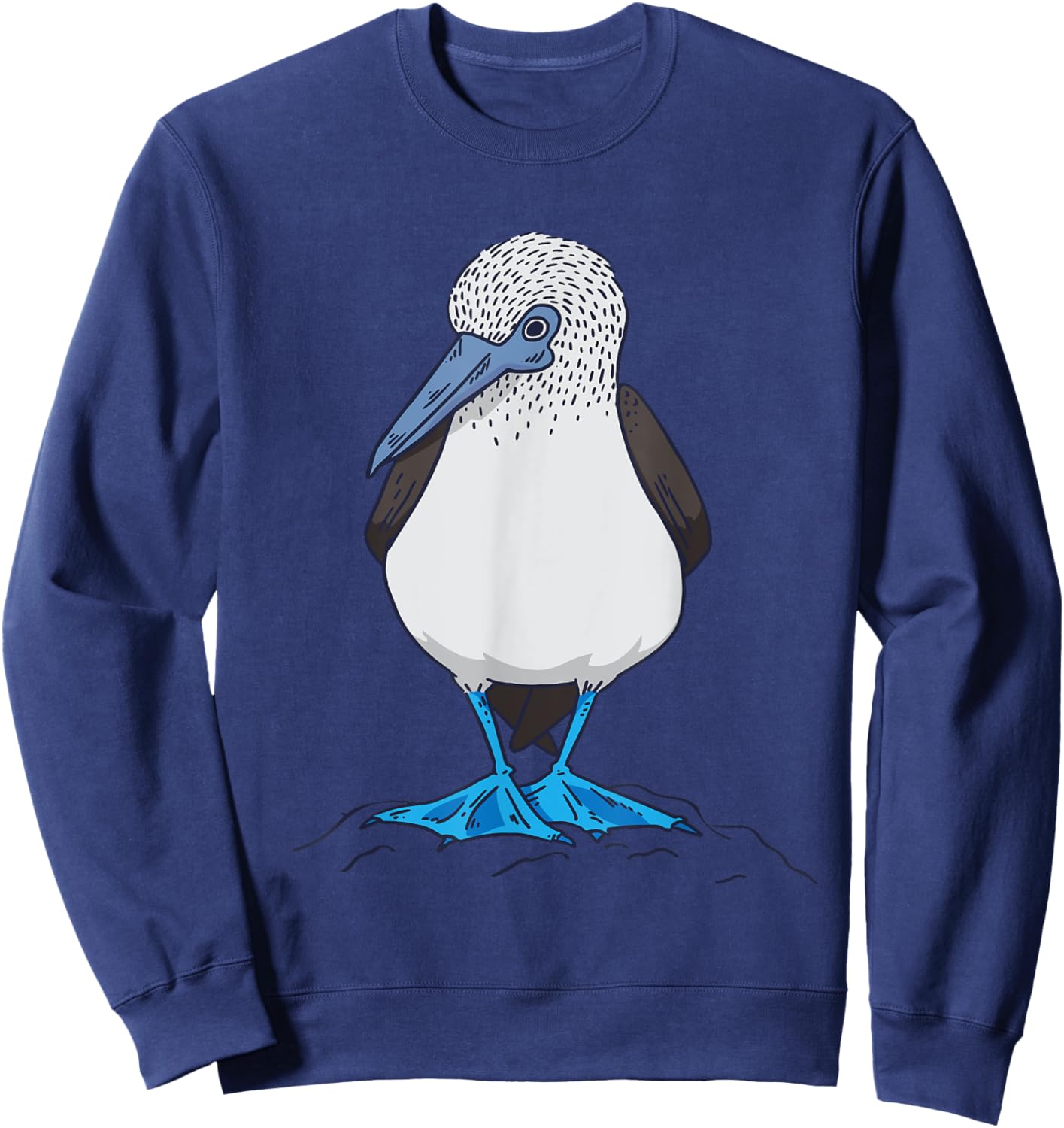 Blue-footed boobies sea bird boobies tropical sea bird Sweatshirt - Sweatshirt | Navy